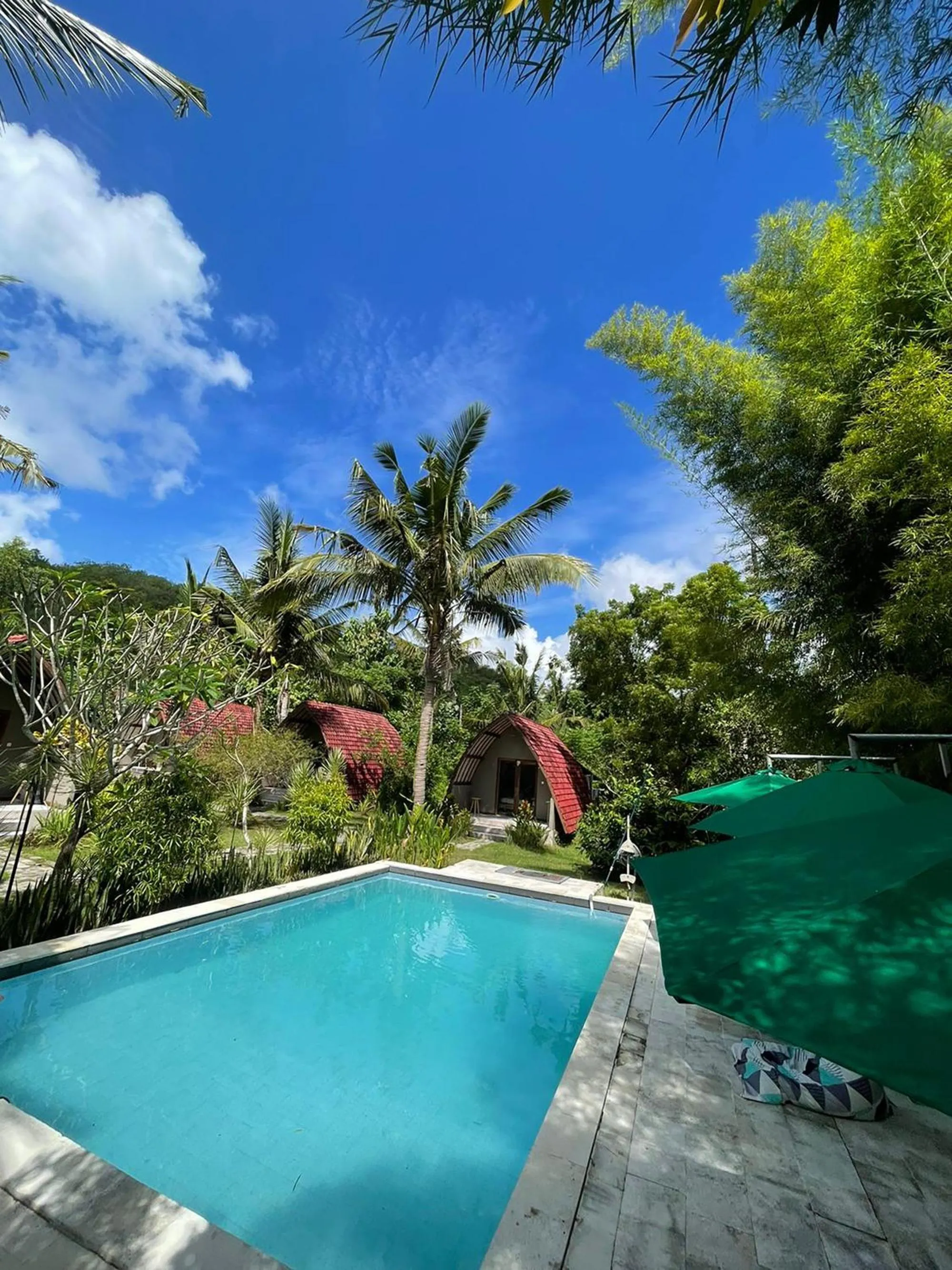 Pool view in Apit Lawang Villas & Resto