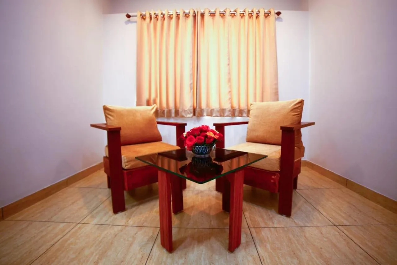 Seating area in Hotel Abi's Inn