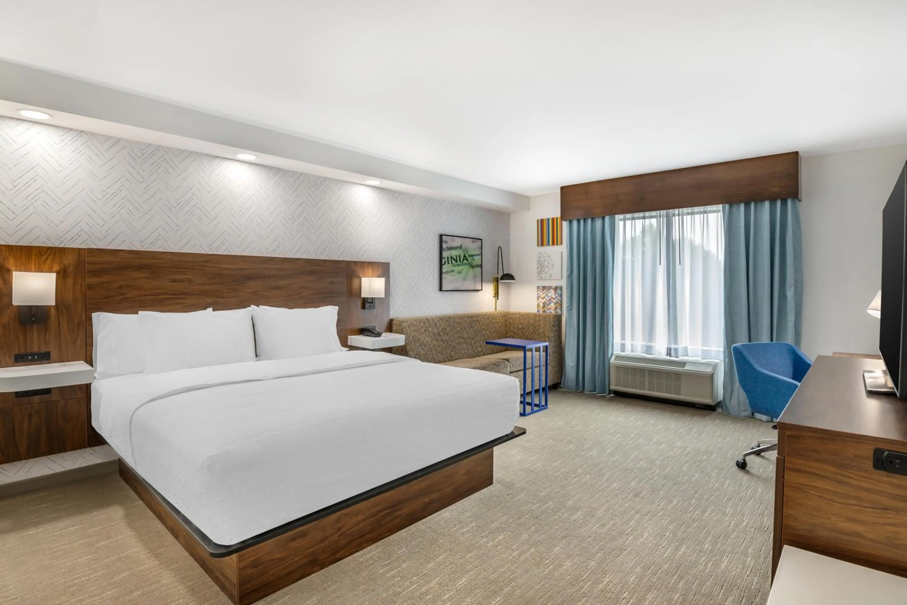 Bed in Hampton Inn Petersburg-Fort Lee