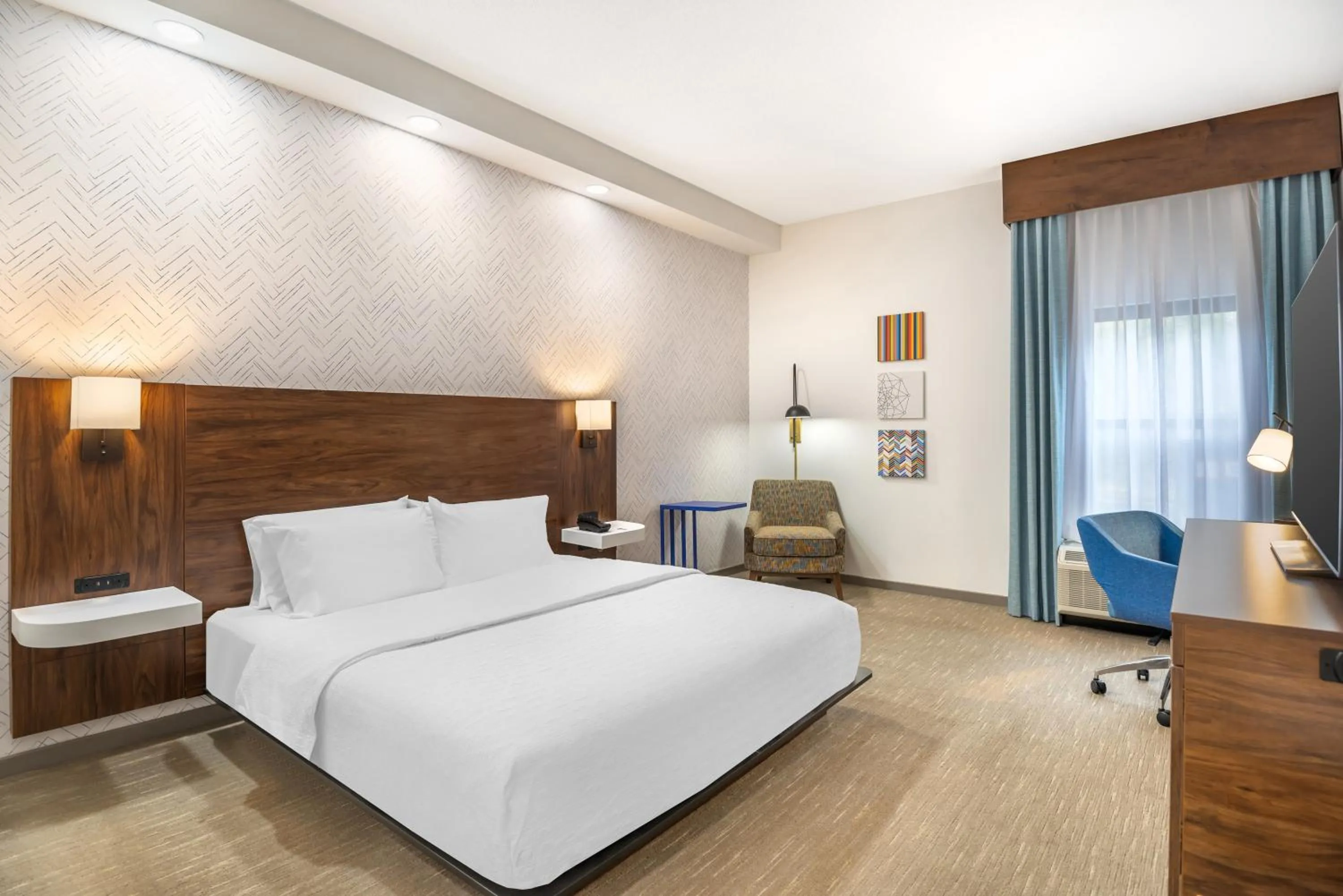 Bed in Hampton Inn Petersburg-Fort Lee