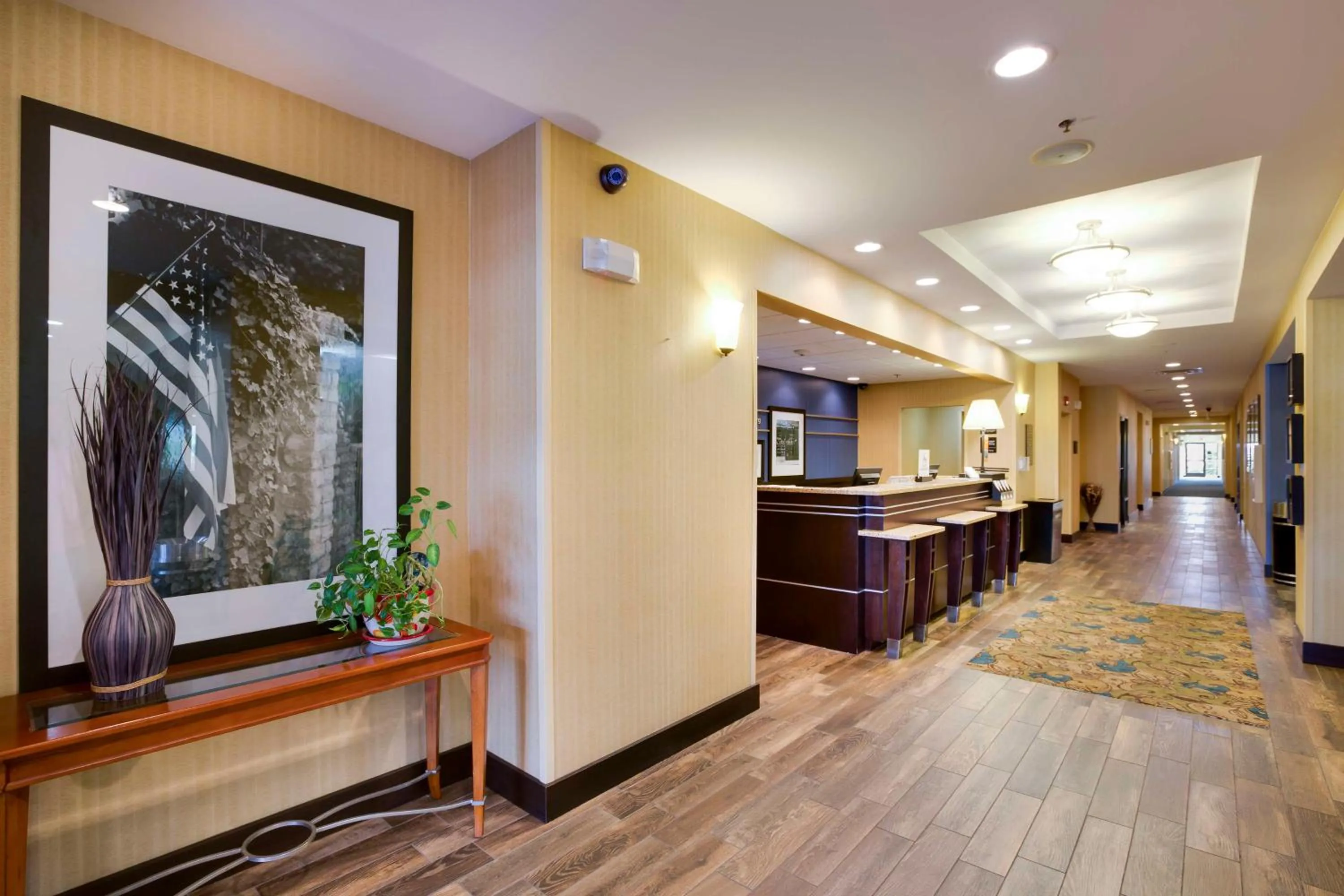 Lobby or reception in Hampton Inn Harrisonburg South