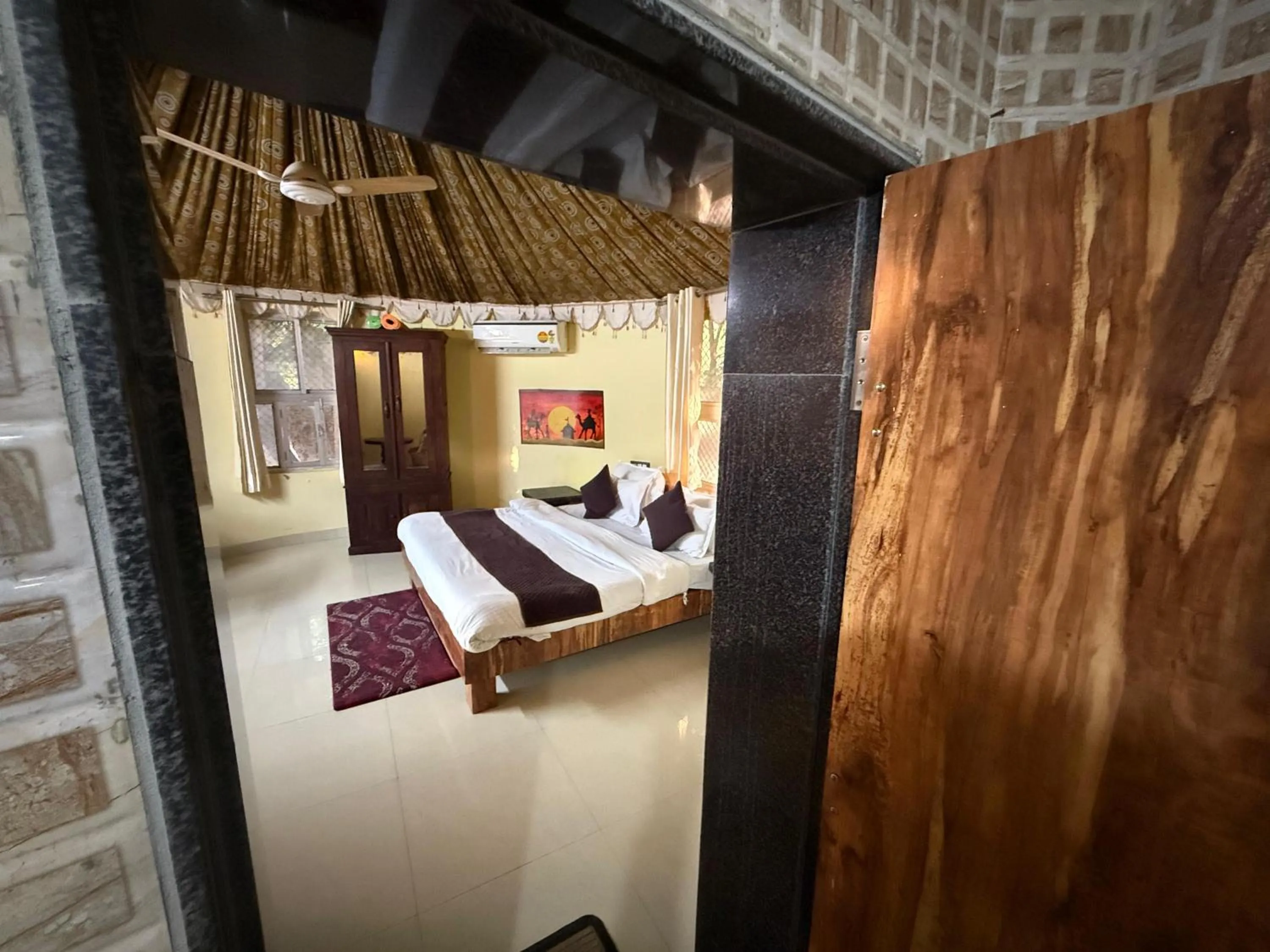 Bed in Hotel Green Heaven Resort