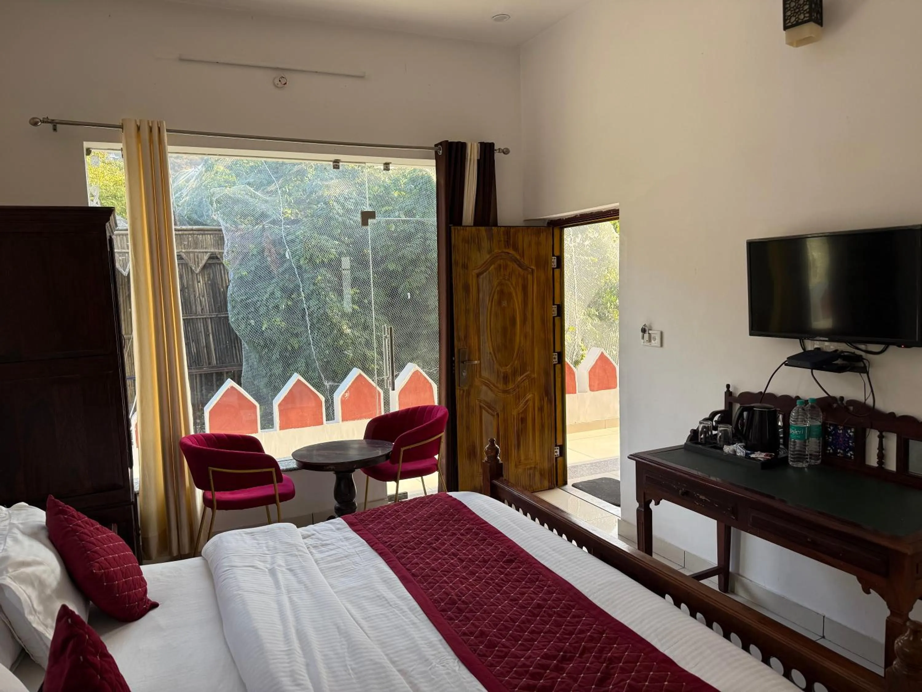 Bed in Hotel Green Heaven Resort