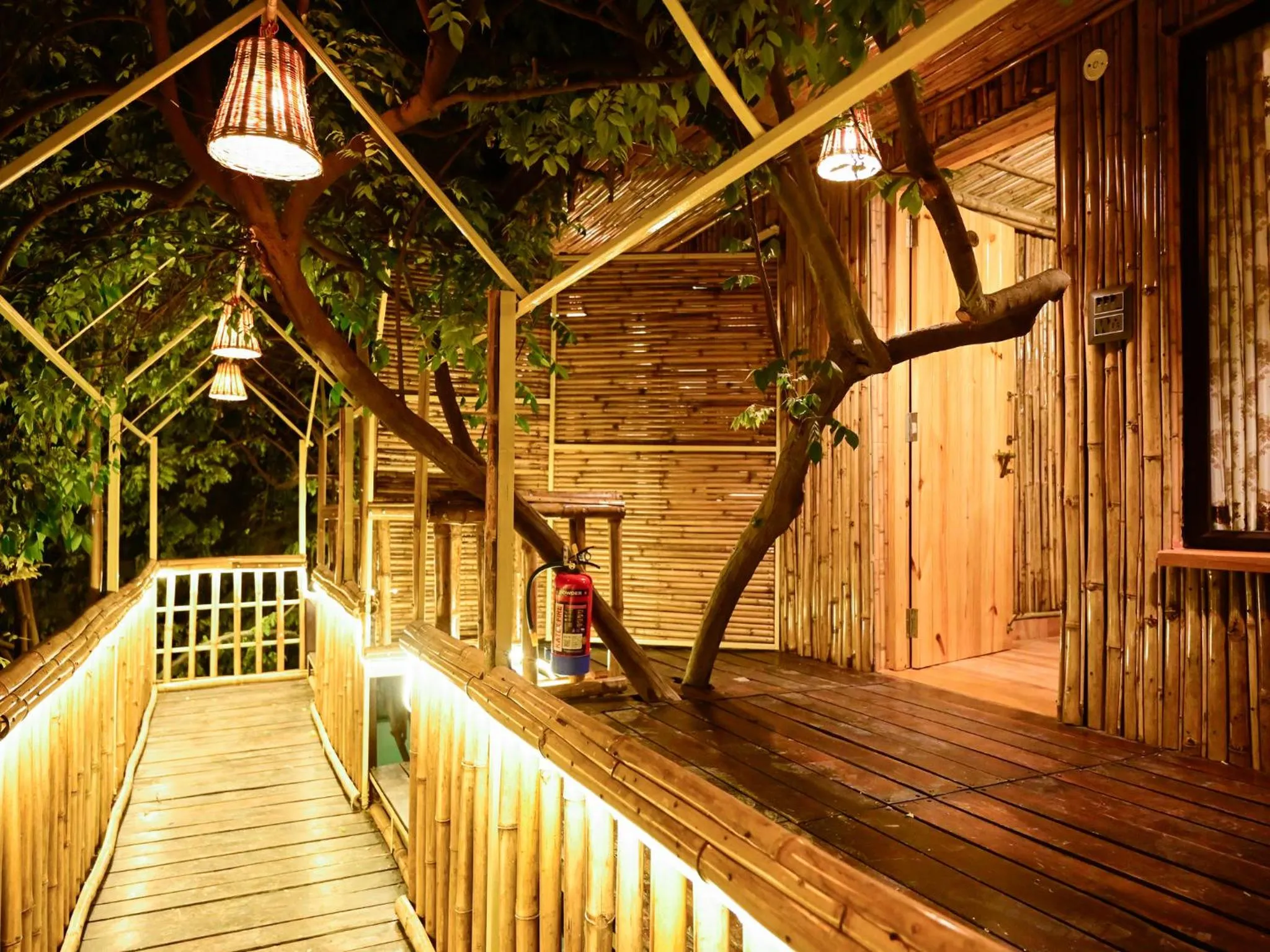 Balcony/Terrace in Hotel Green Heaven Resort