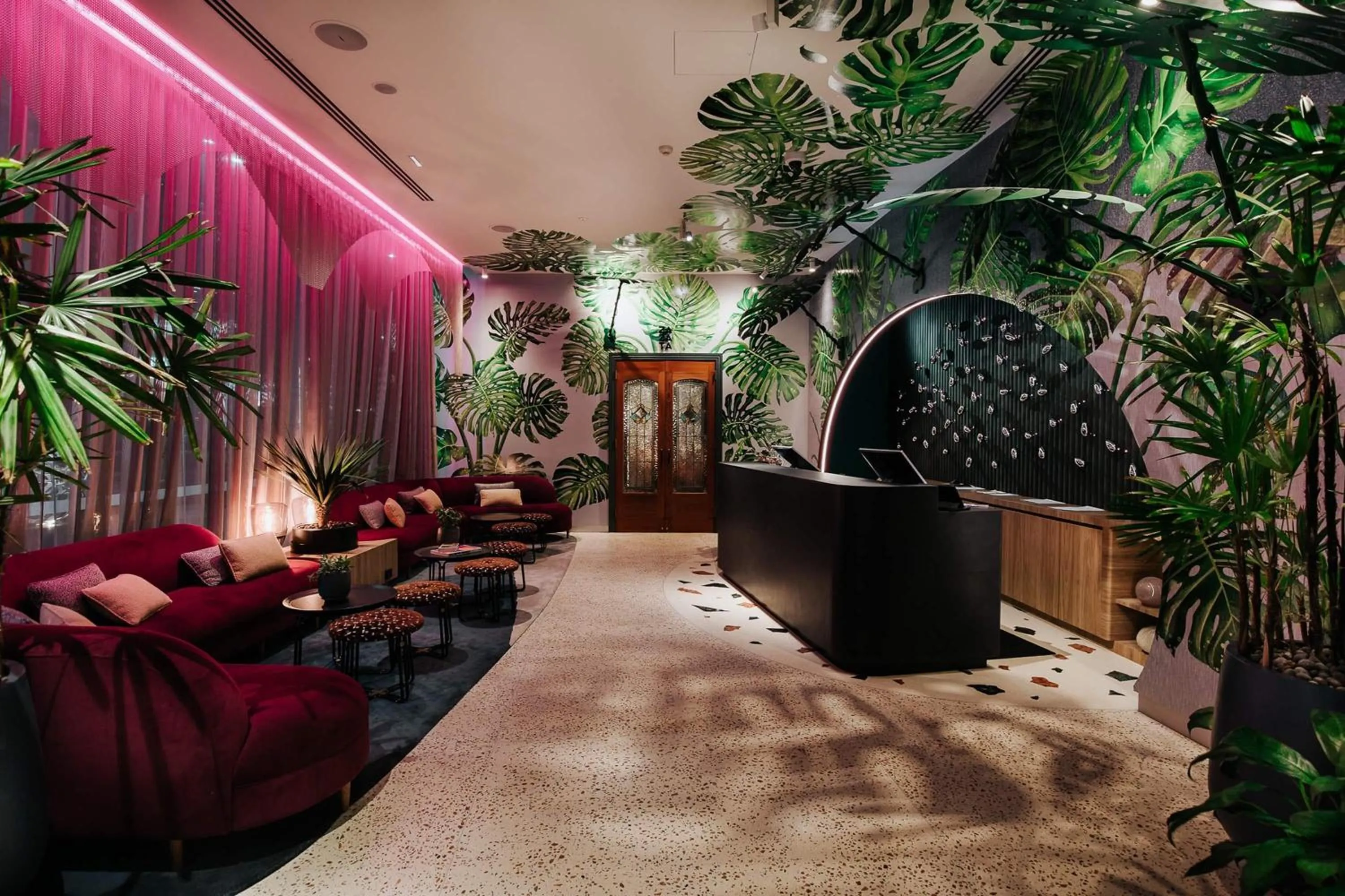 Lobby or reception in Ovolo Brisbane Fortitude Valley, a Wyndham Hotel