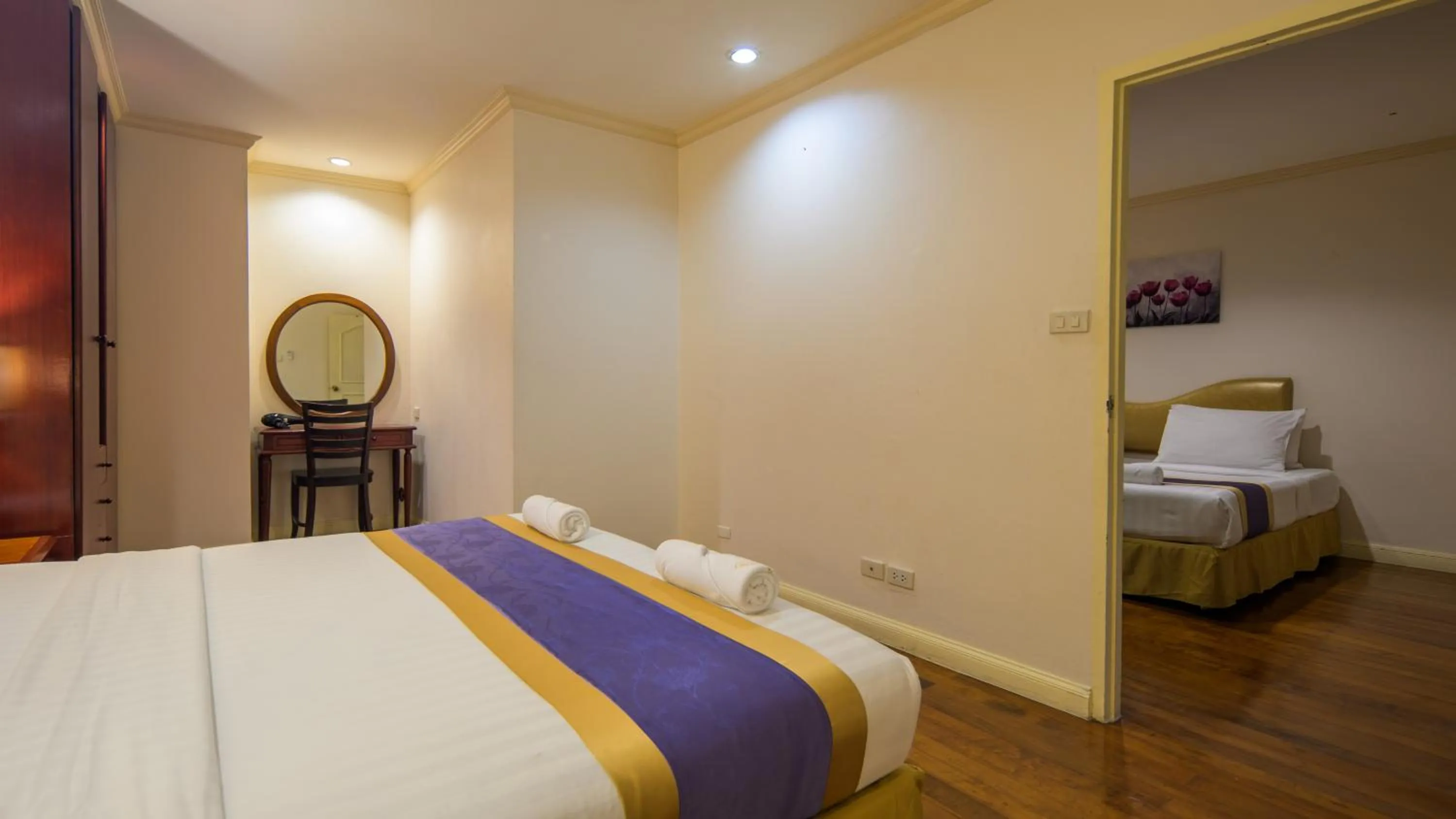 Bed in The Victory Residences Bangkok