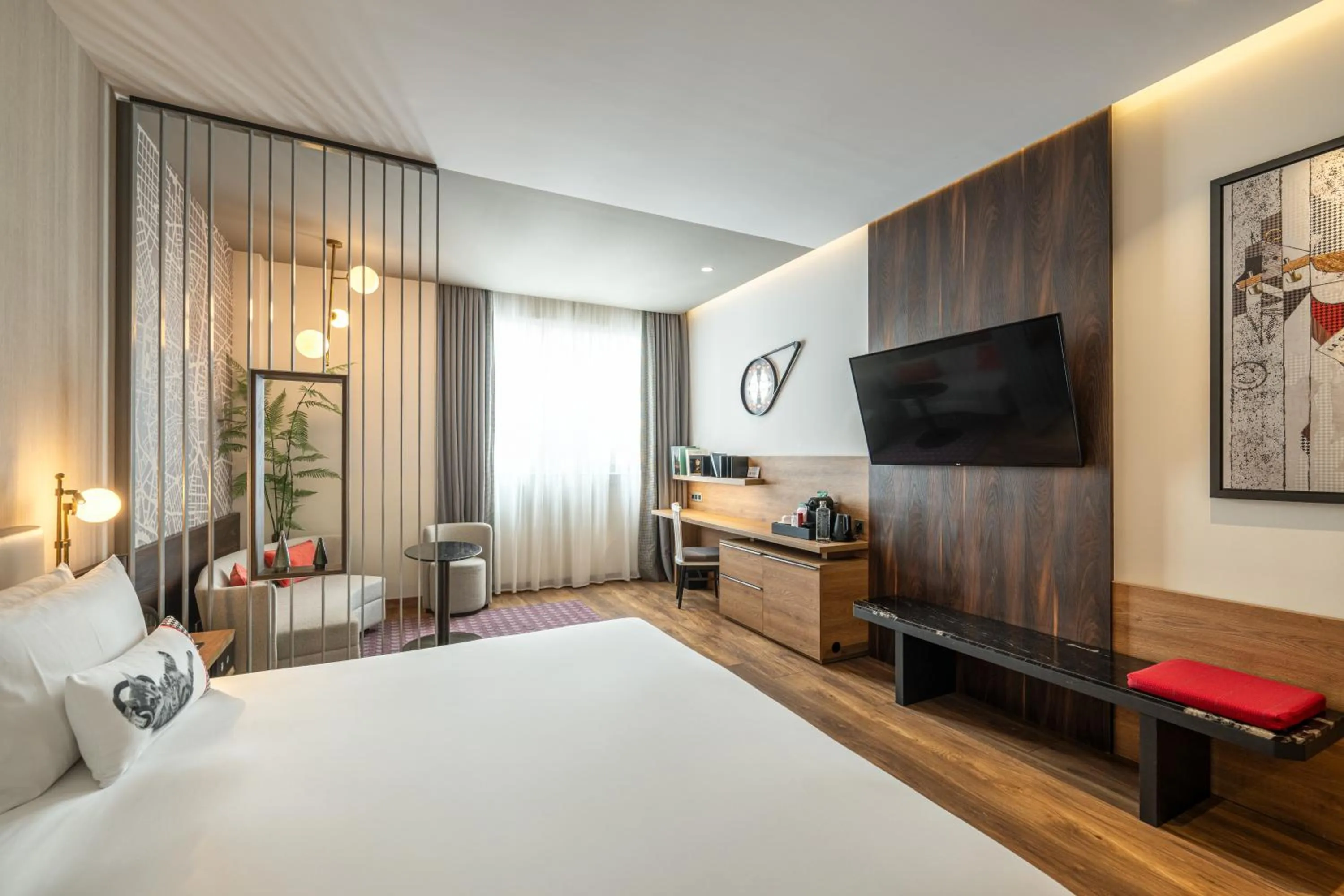 Bed in Hyatt Centric Gran Via Madrid