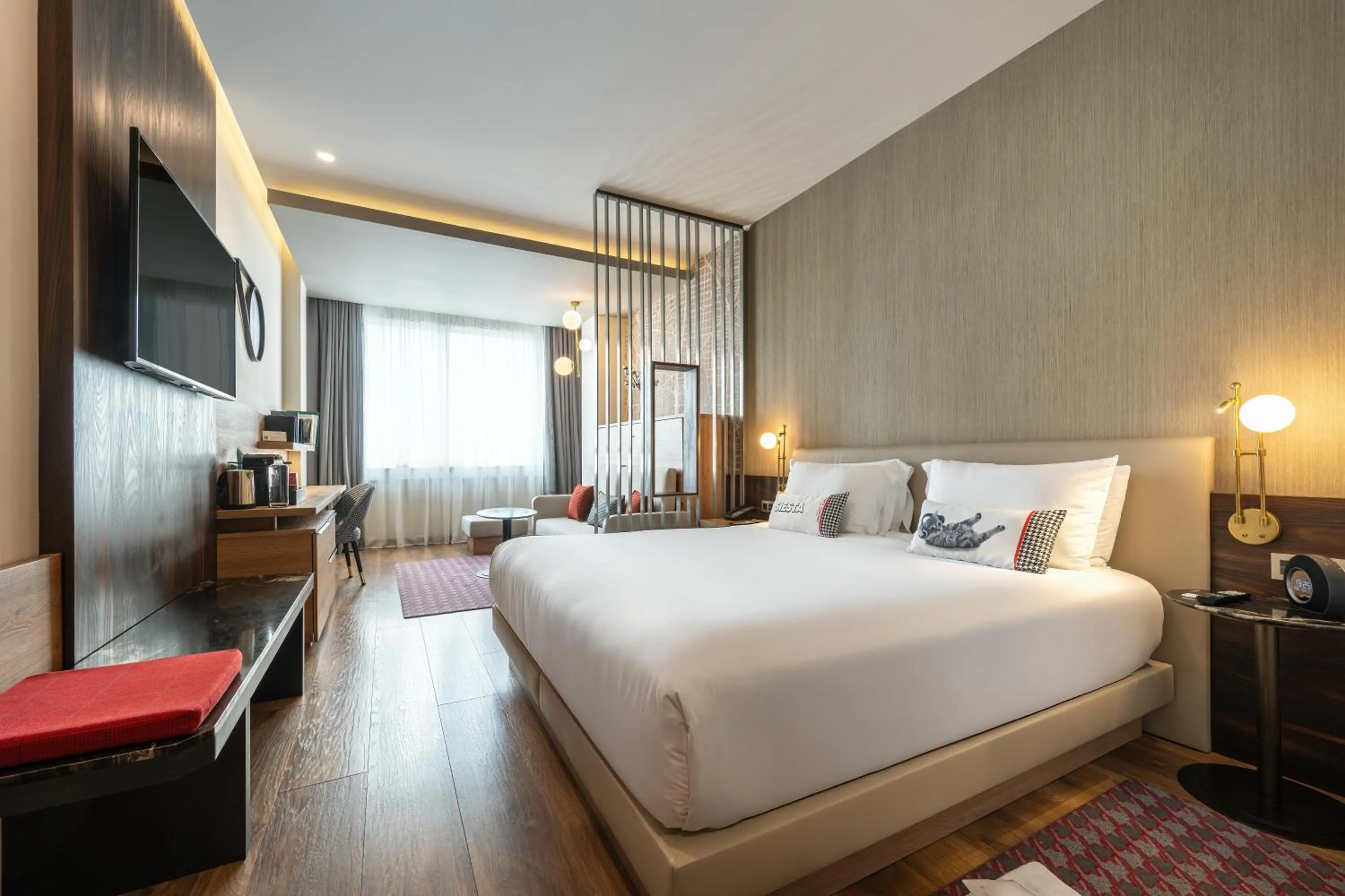 Bed in Hyatt Centric Gran Via Madrid