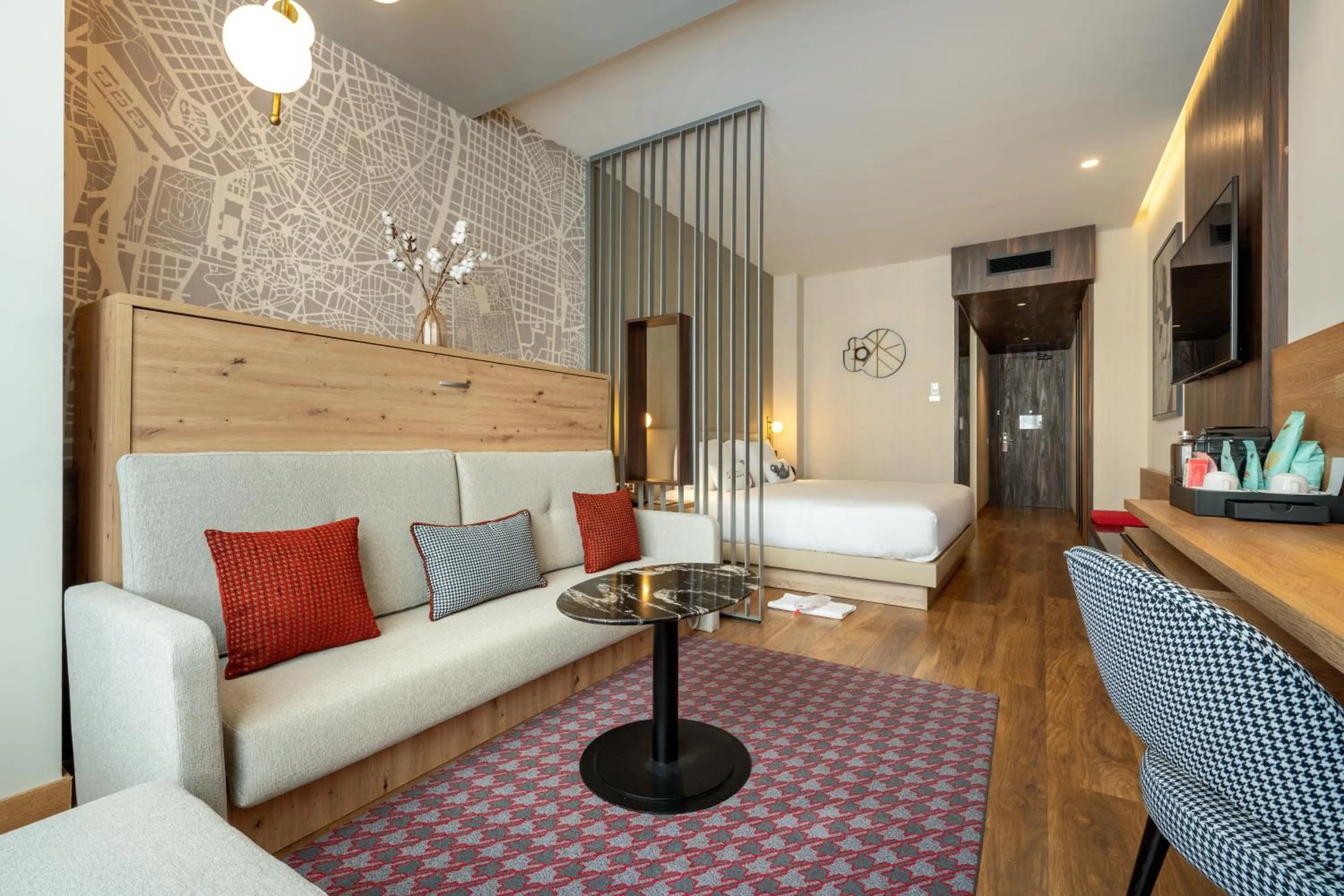 Bed in Hyatt Centric Gran Via Madrid