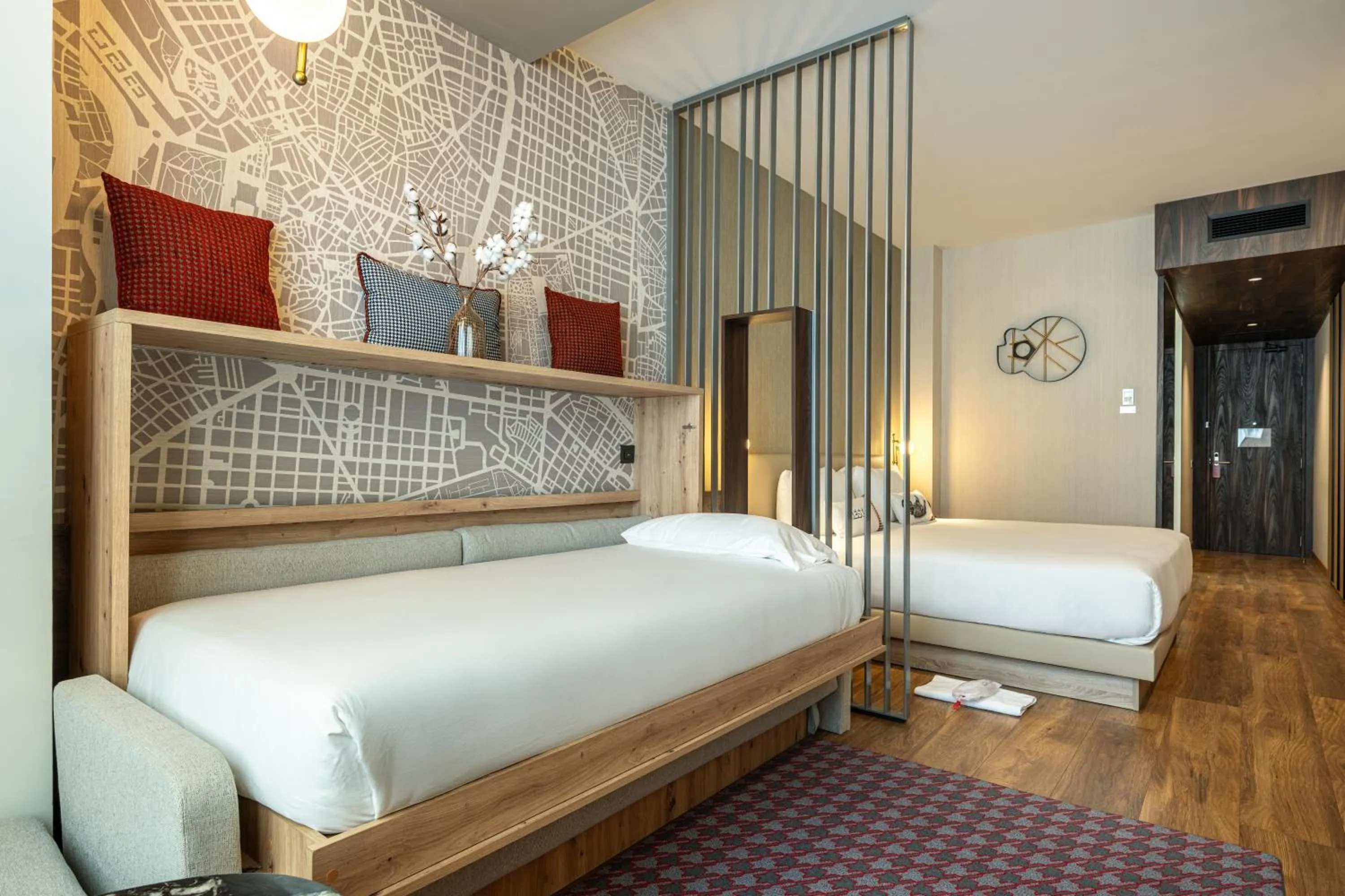 Bed in Hyatt Centric Gran Via Madrid