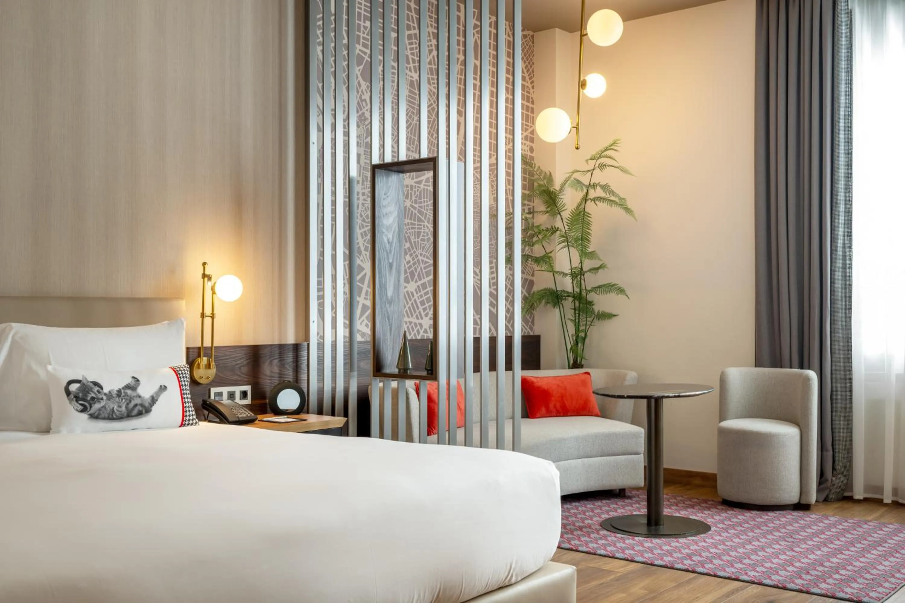 Bed in Hyatt Centric Gran Via Madrid