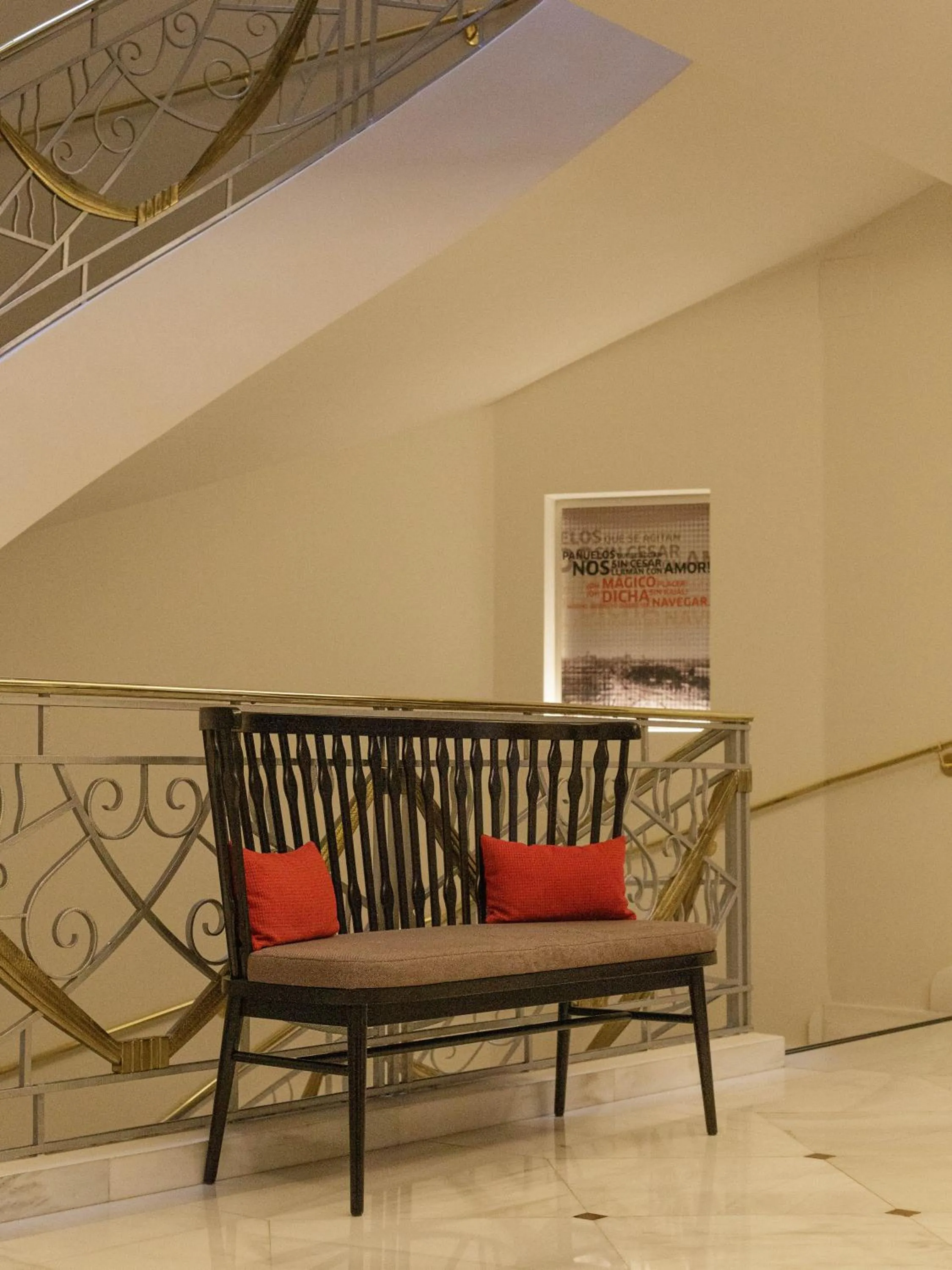 Seating area in Hyatt Centric Gran Via Madrid