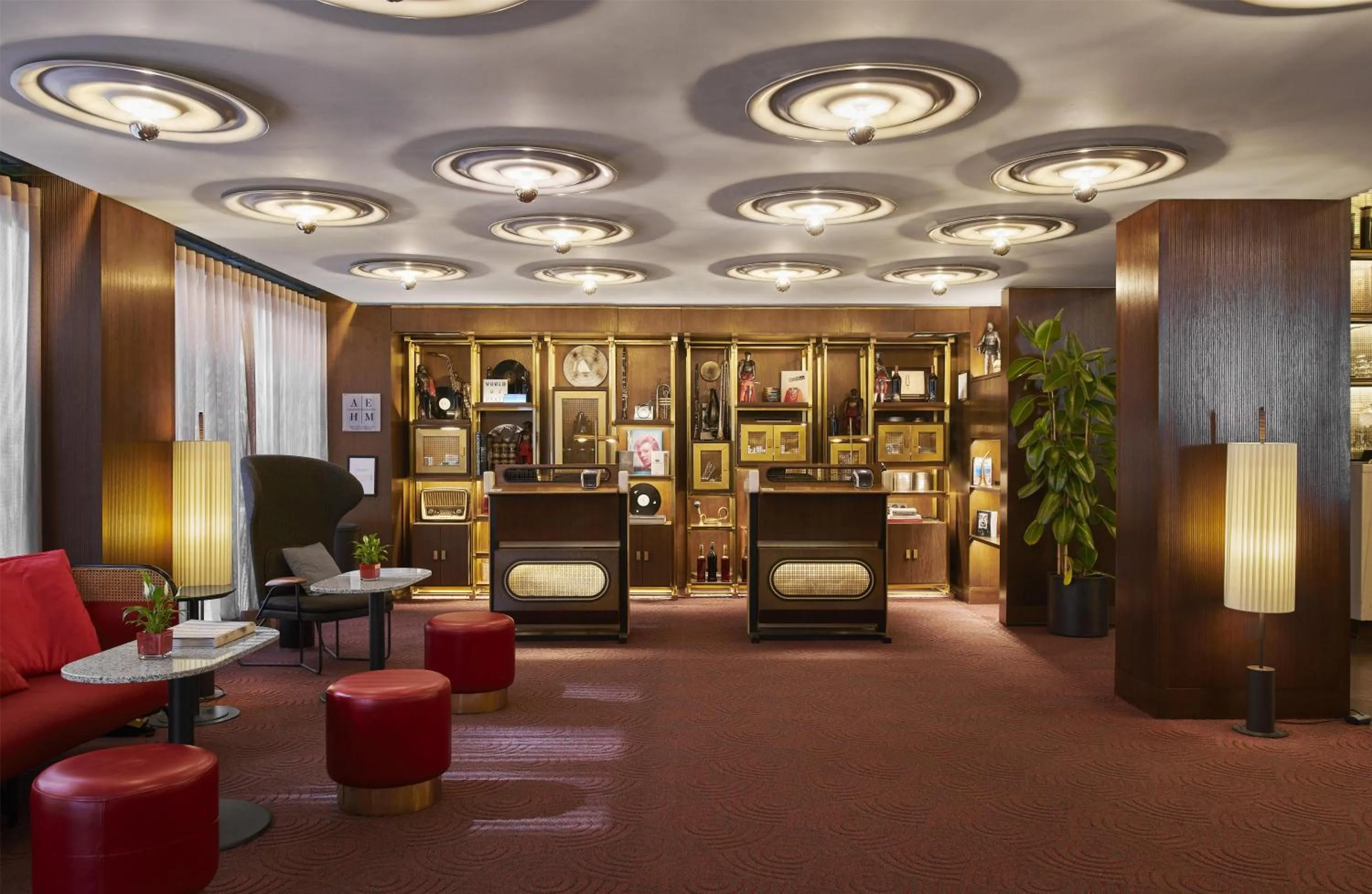 Lobby or reception in Hyatt Centric Gran Via Madrid