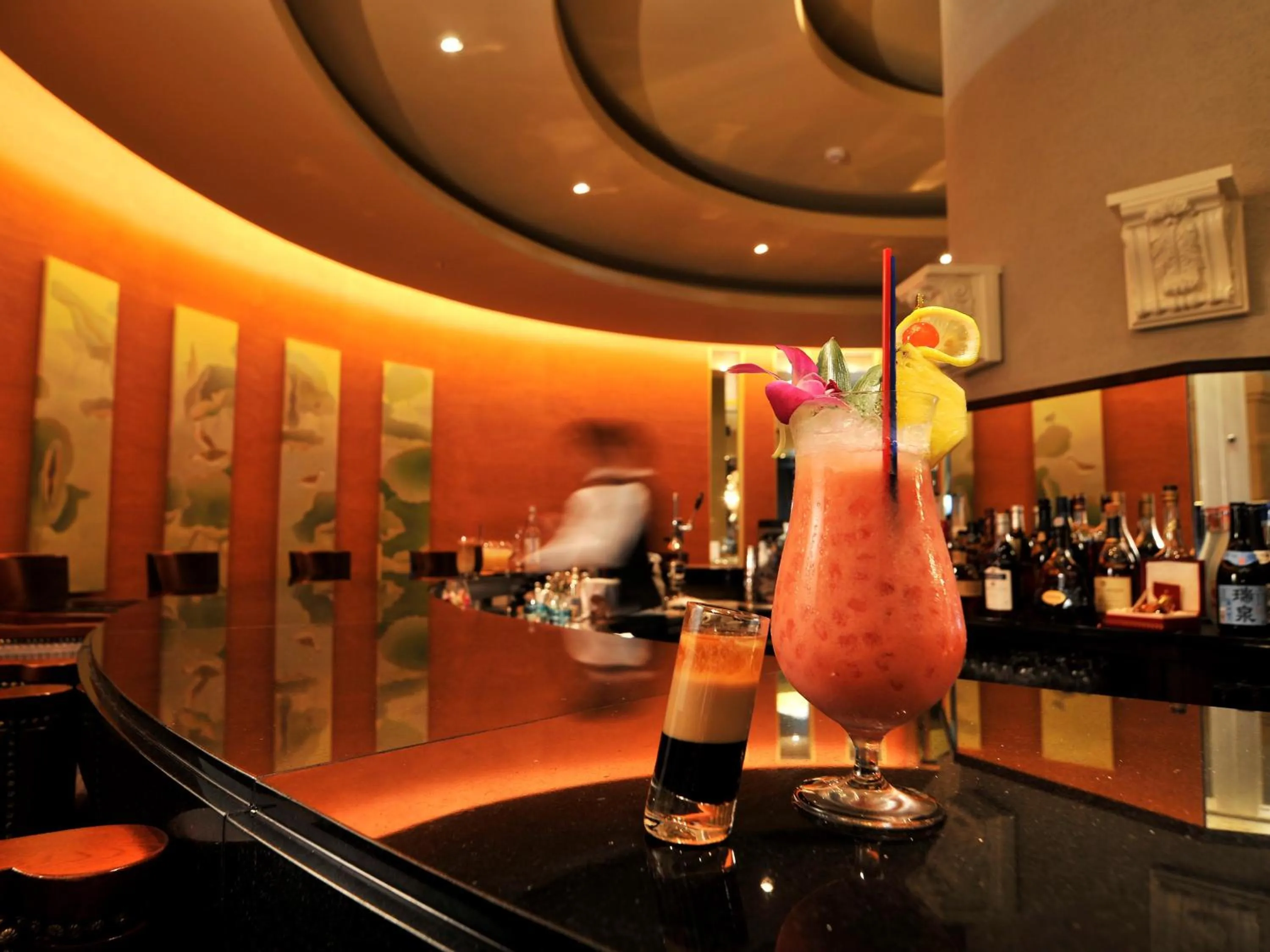 Lounge or bar in Okinawa Kariyushi Resort EXES Onna