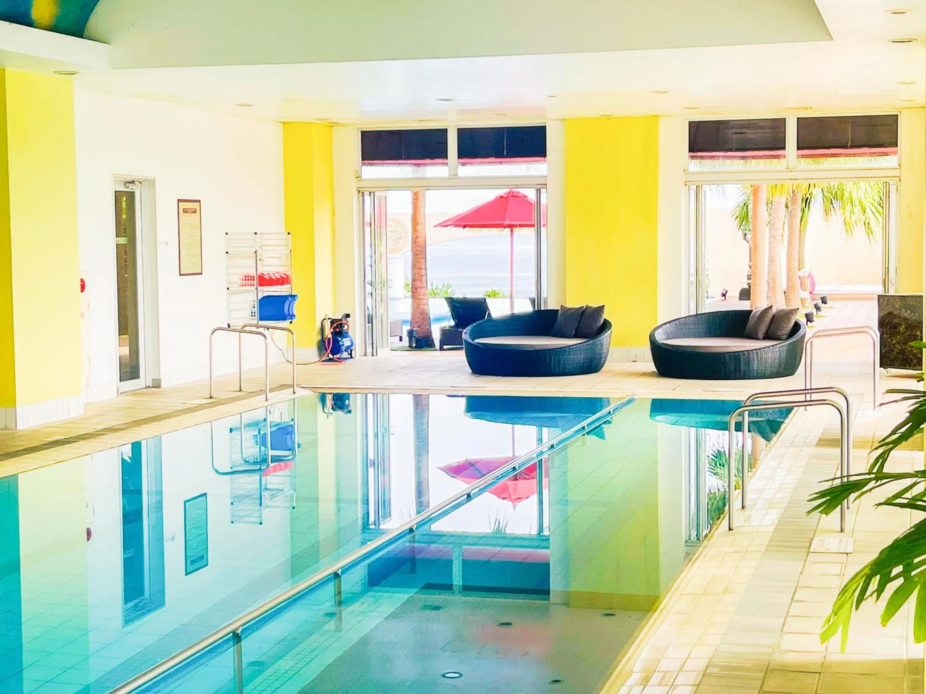 Swimming pool in Okinawa Kariyushi Resort EXES Onna