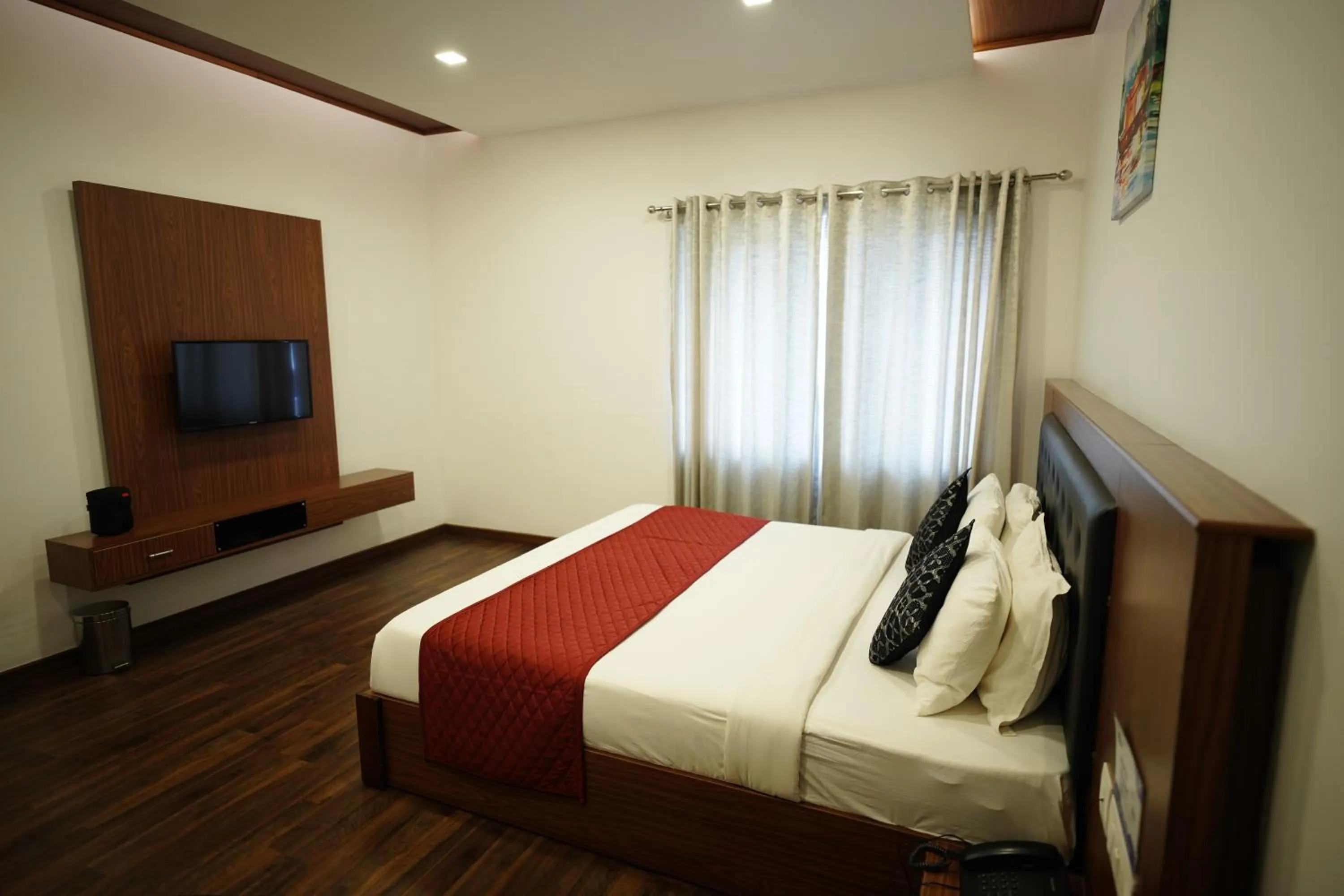 Bedroom, Bed in Four N Square Residency