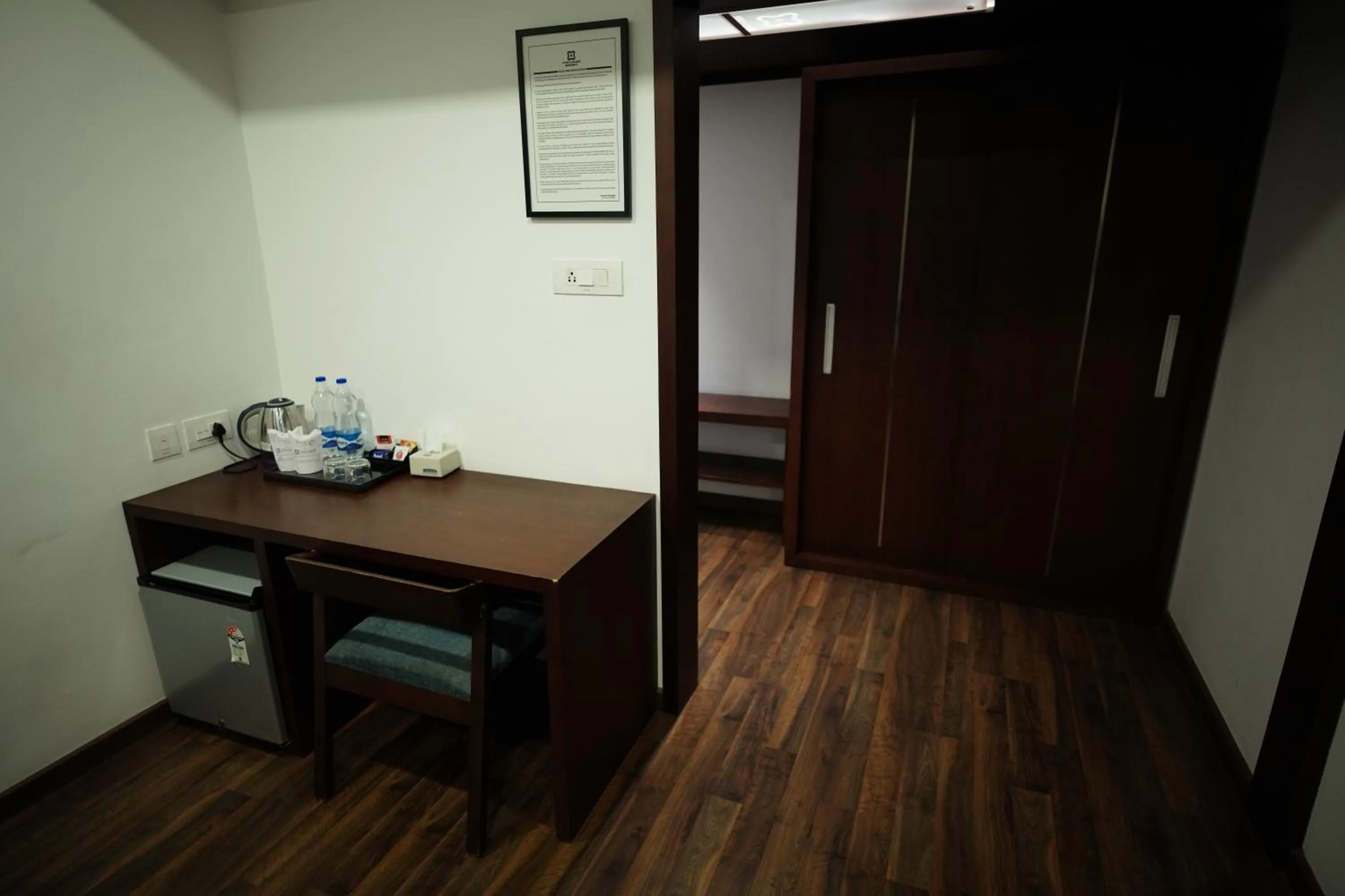 Dining area in Four N Square Residency