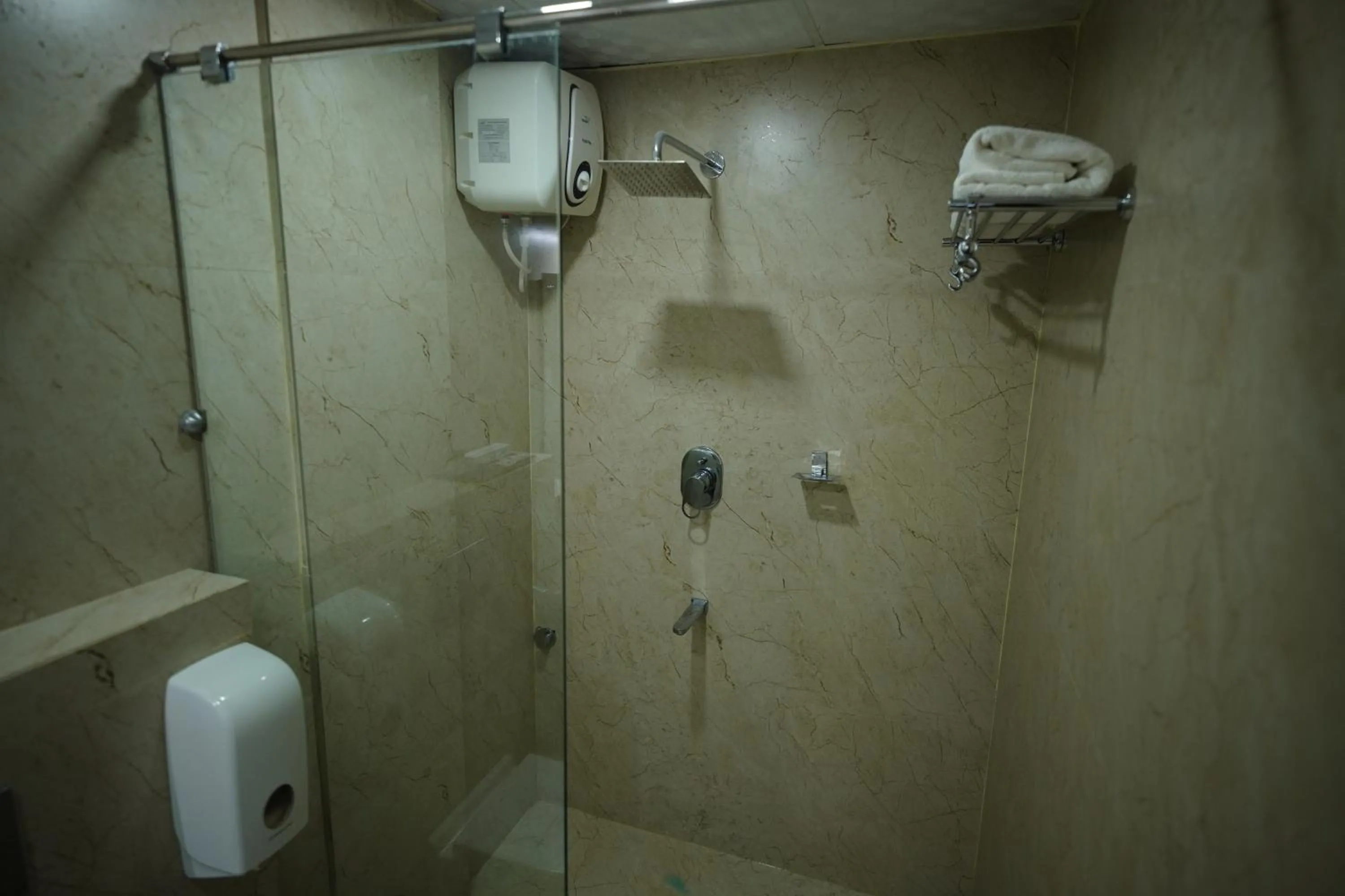 Shower in Four N Square Residency