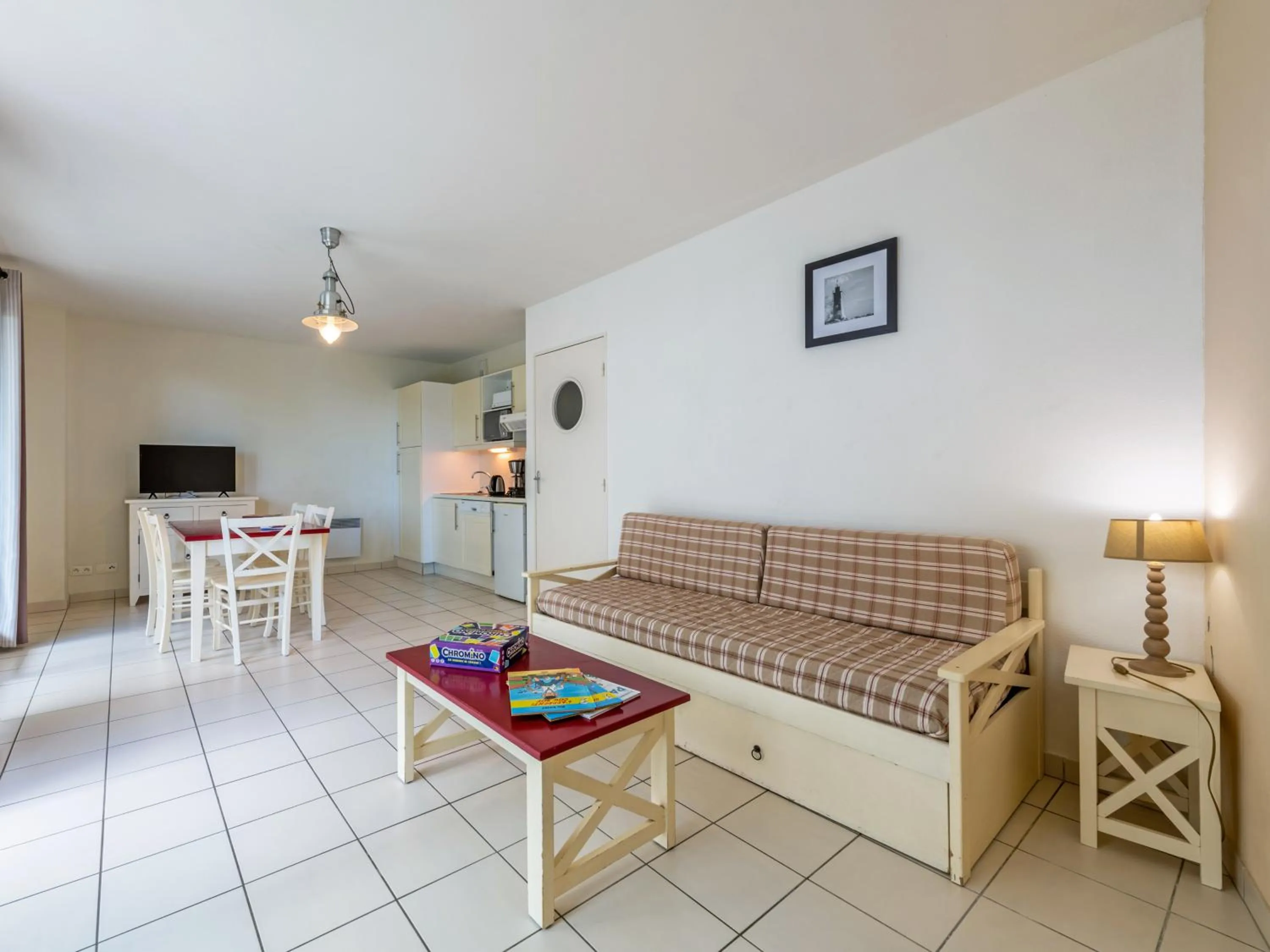 Seating area in Vacancéole - Le Domaine de Bertheaume