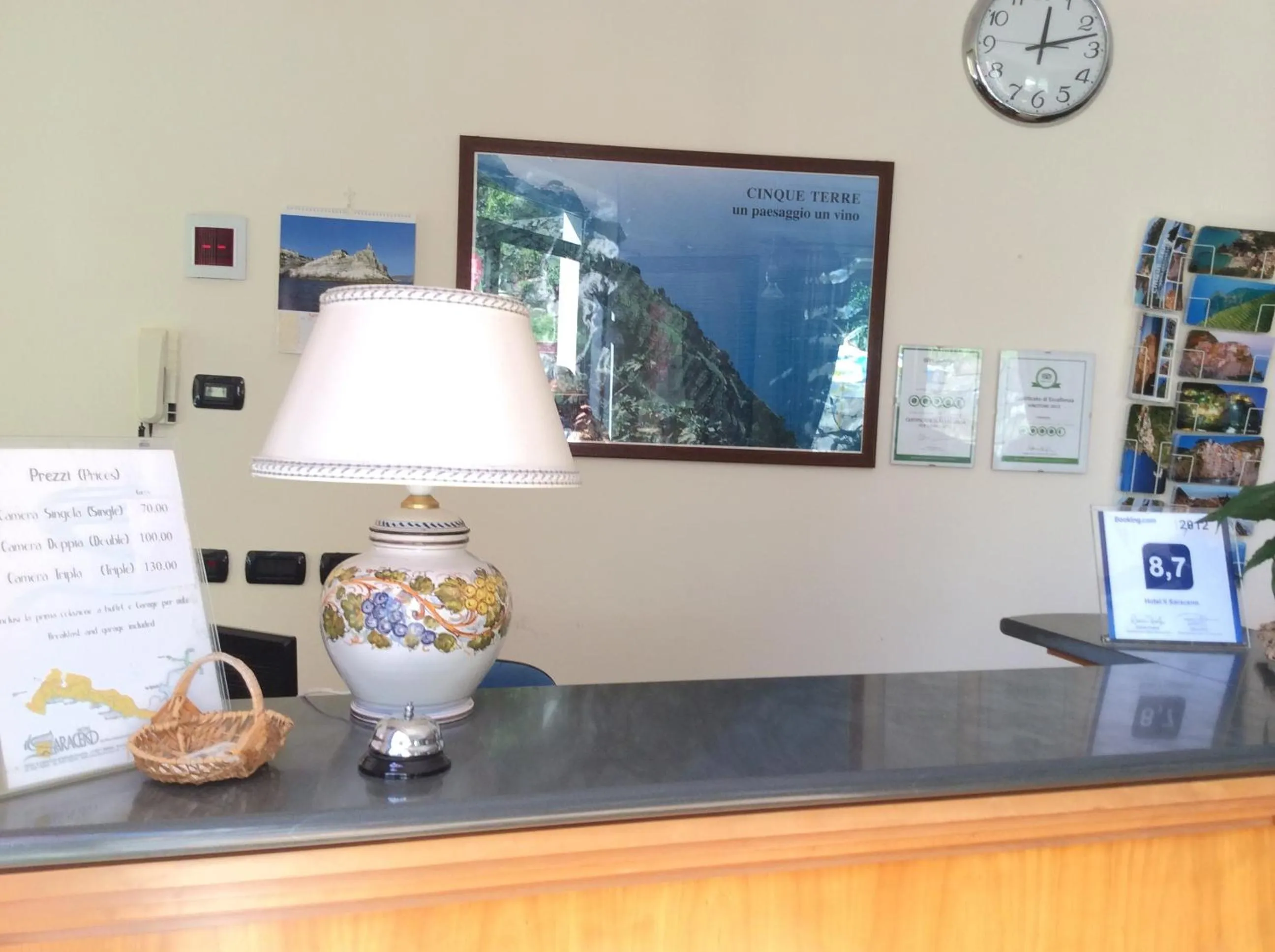 Lobby or reception in Hotel Il Saraceno