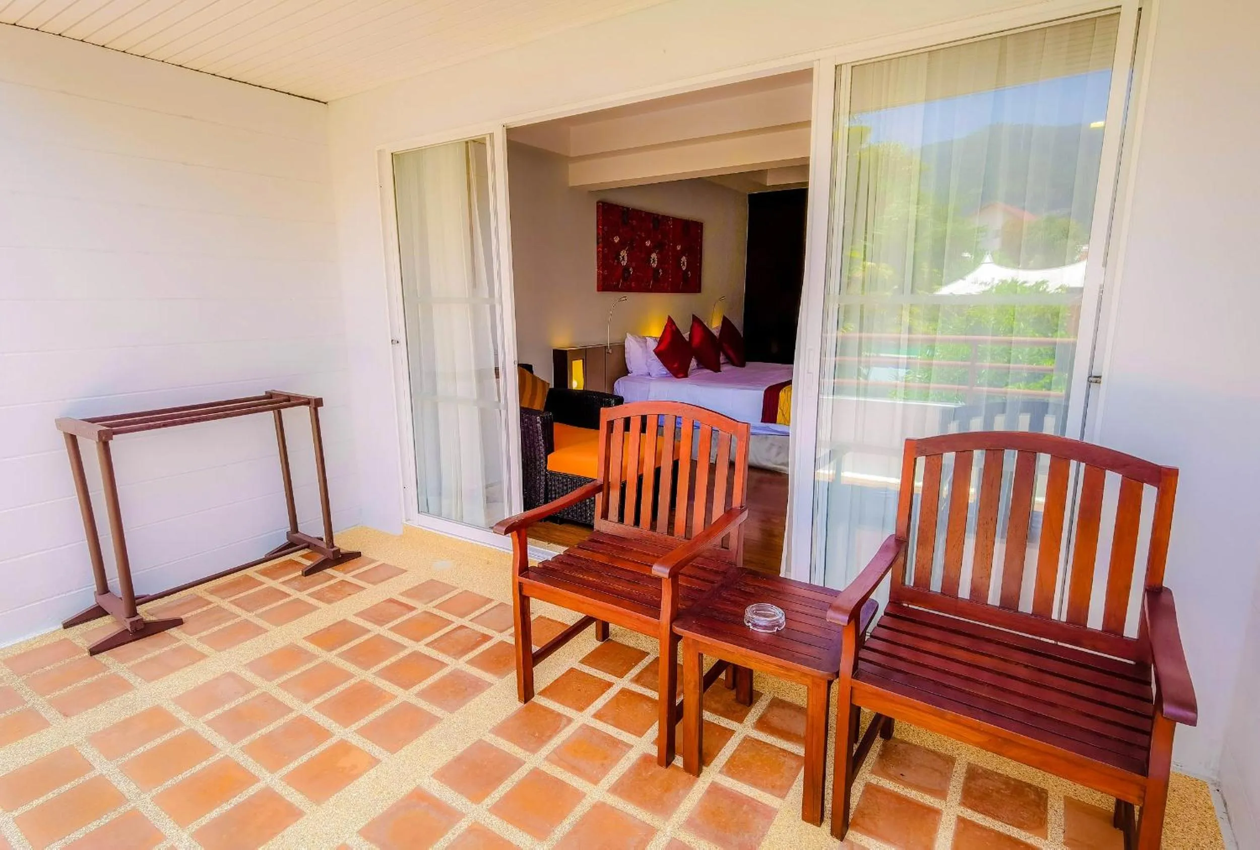 Seating area in Patong Resort Hotel - SHA Extra Plus