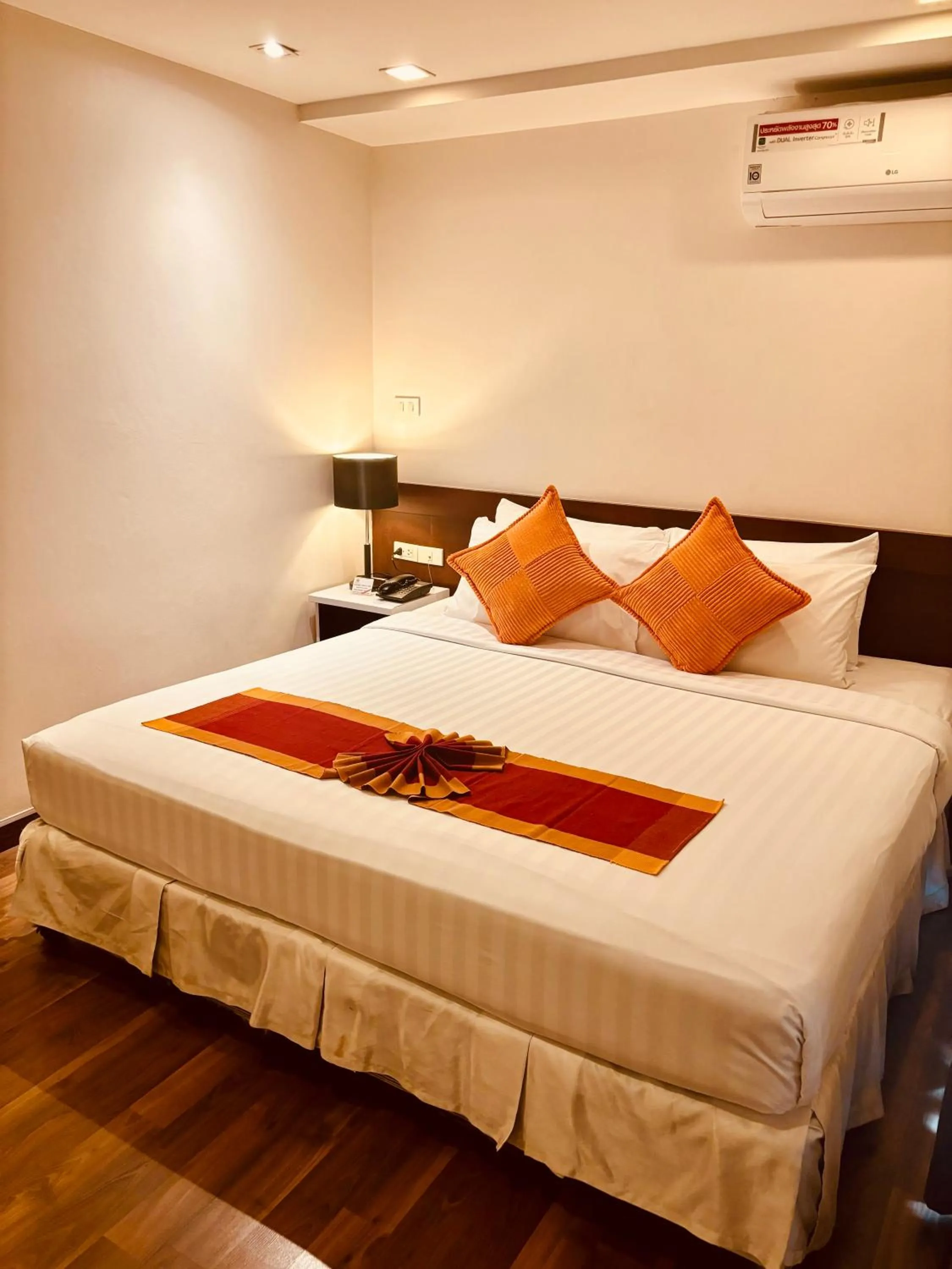 Bed in I Residence Hotel Sathorn