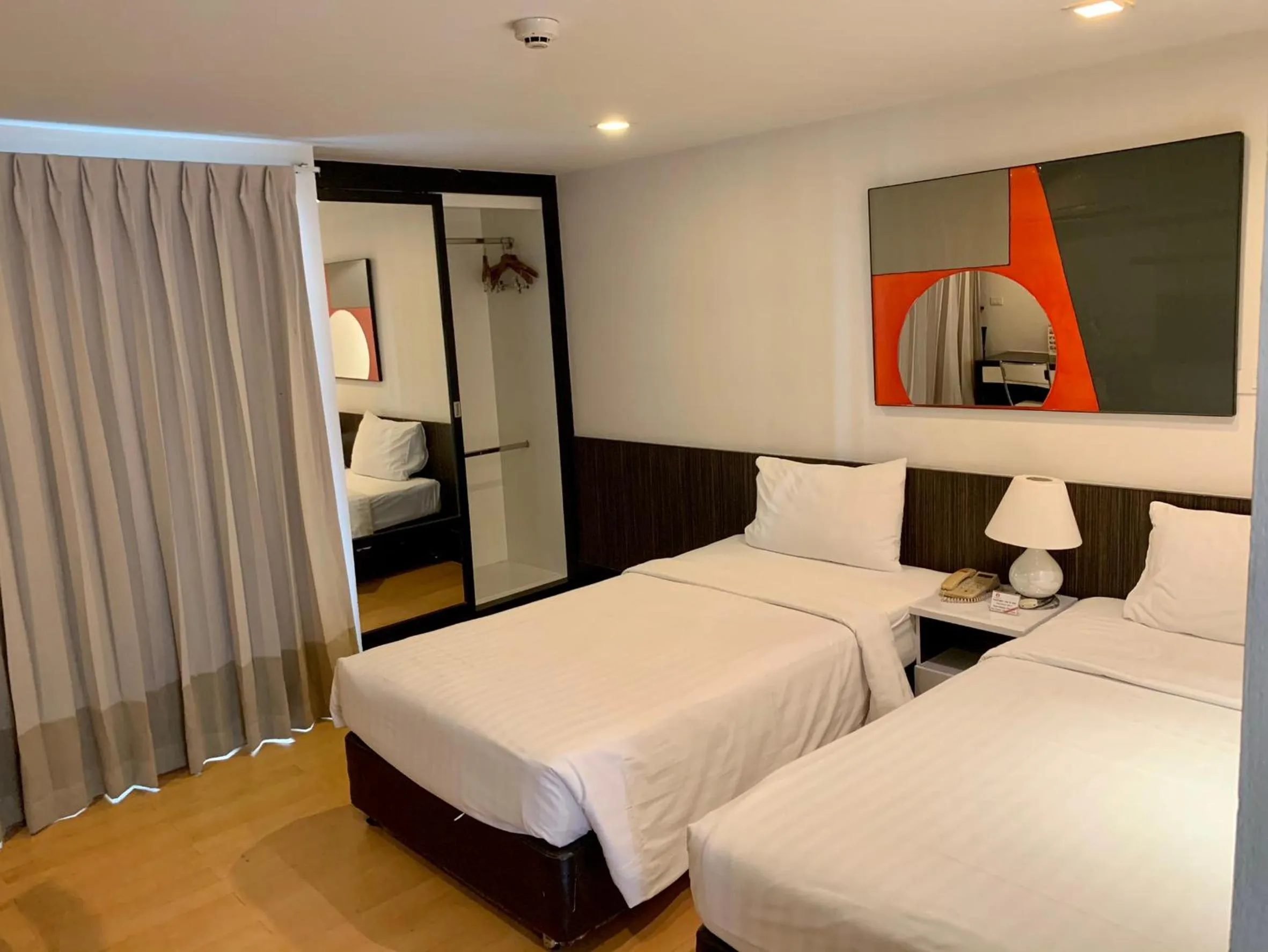 Bed in I Residence Hotel Sathorn
