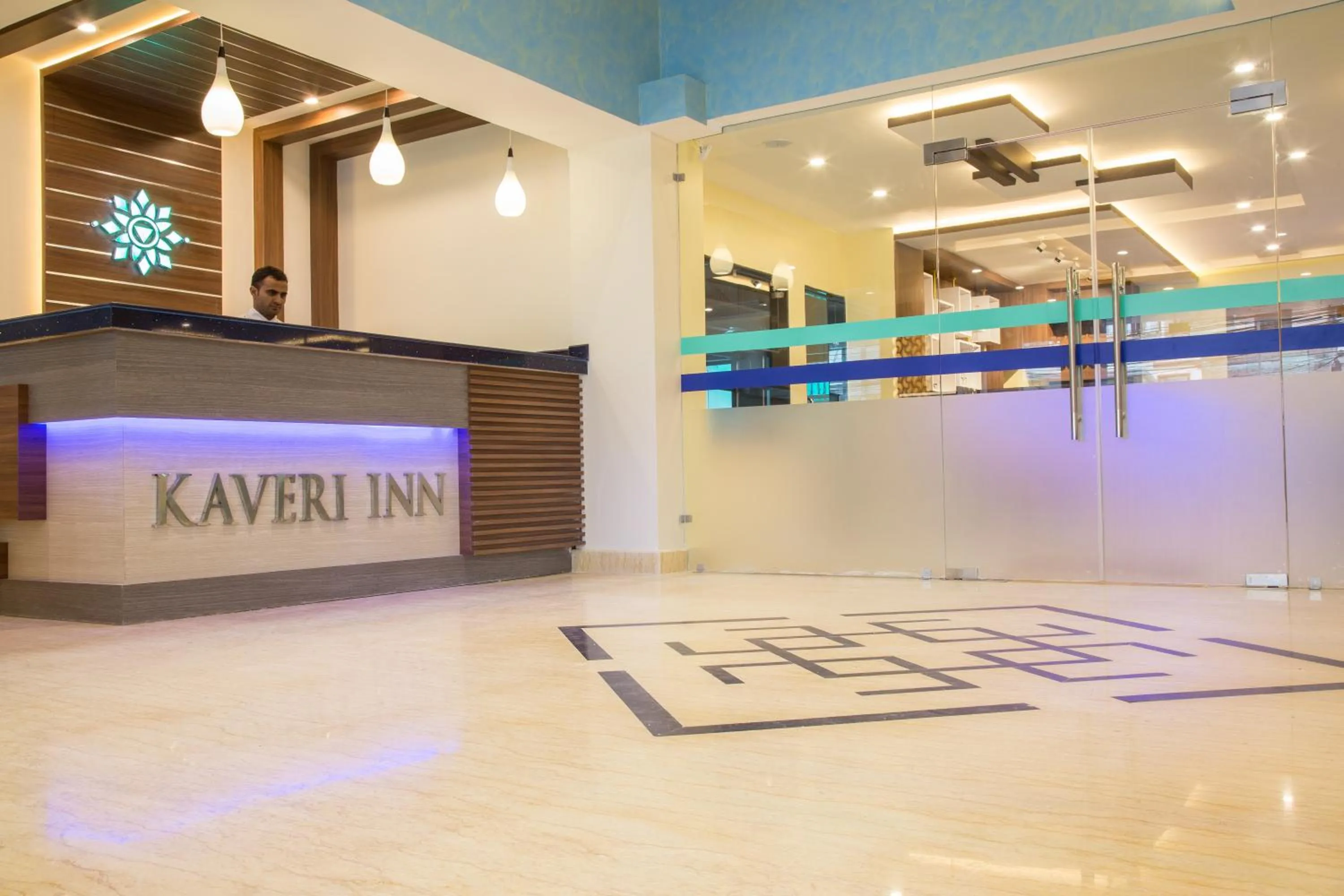 Lobby or reception in Kaveri Inn