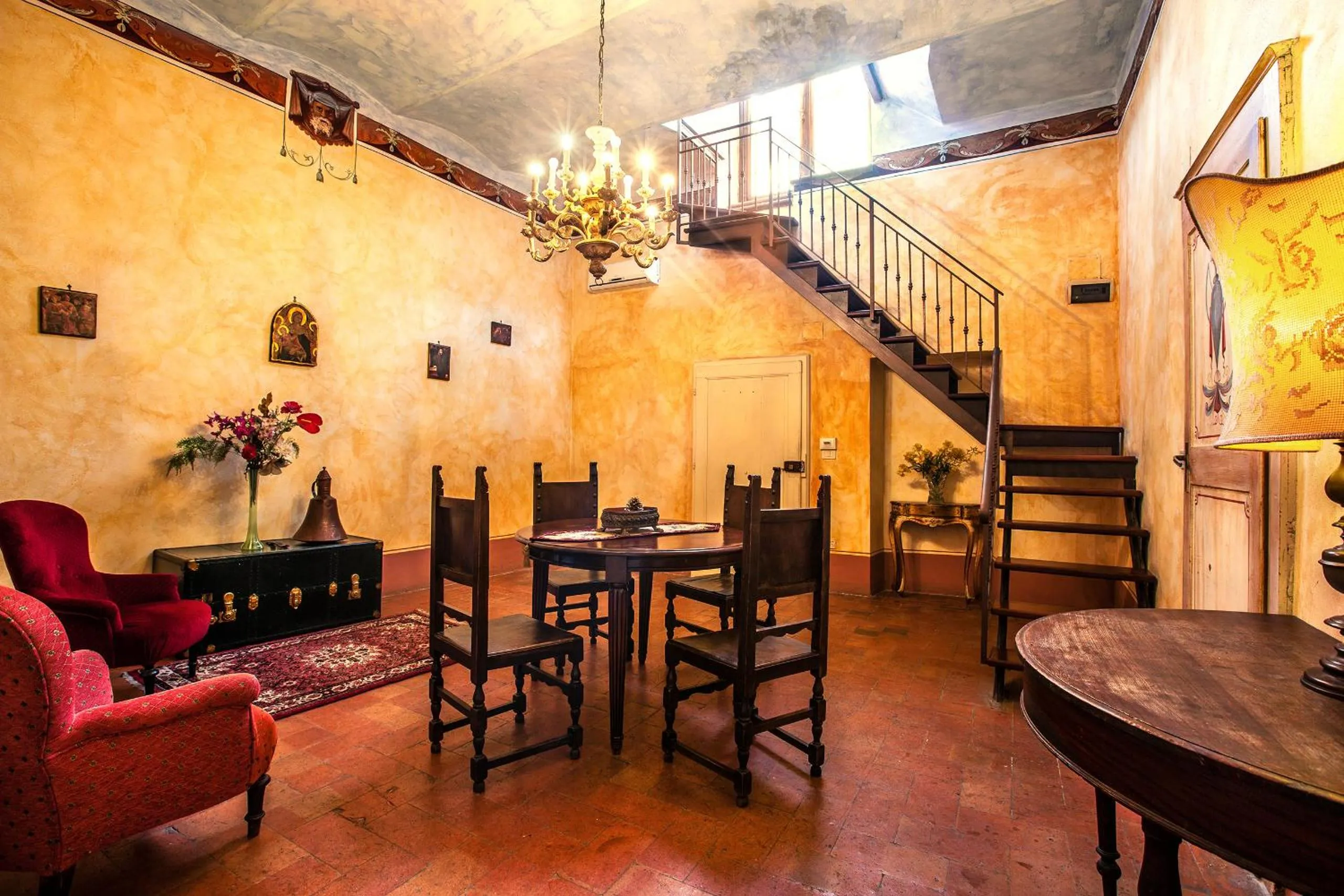 Living room in Palazzo Barbini Dimora Storica