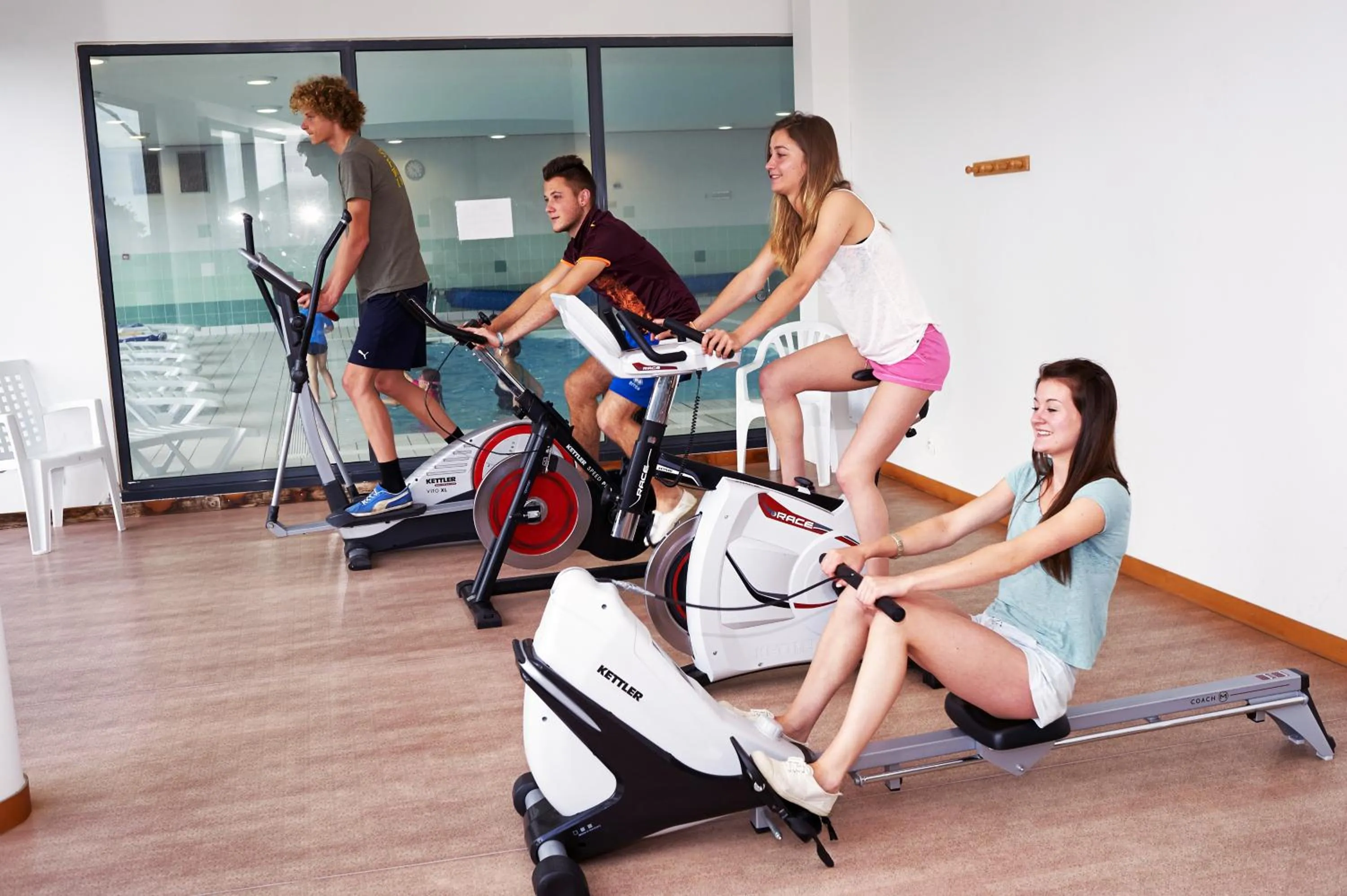 Fitness centre/facilities in Résidence Néméa Iroise Armorique