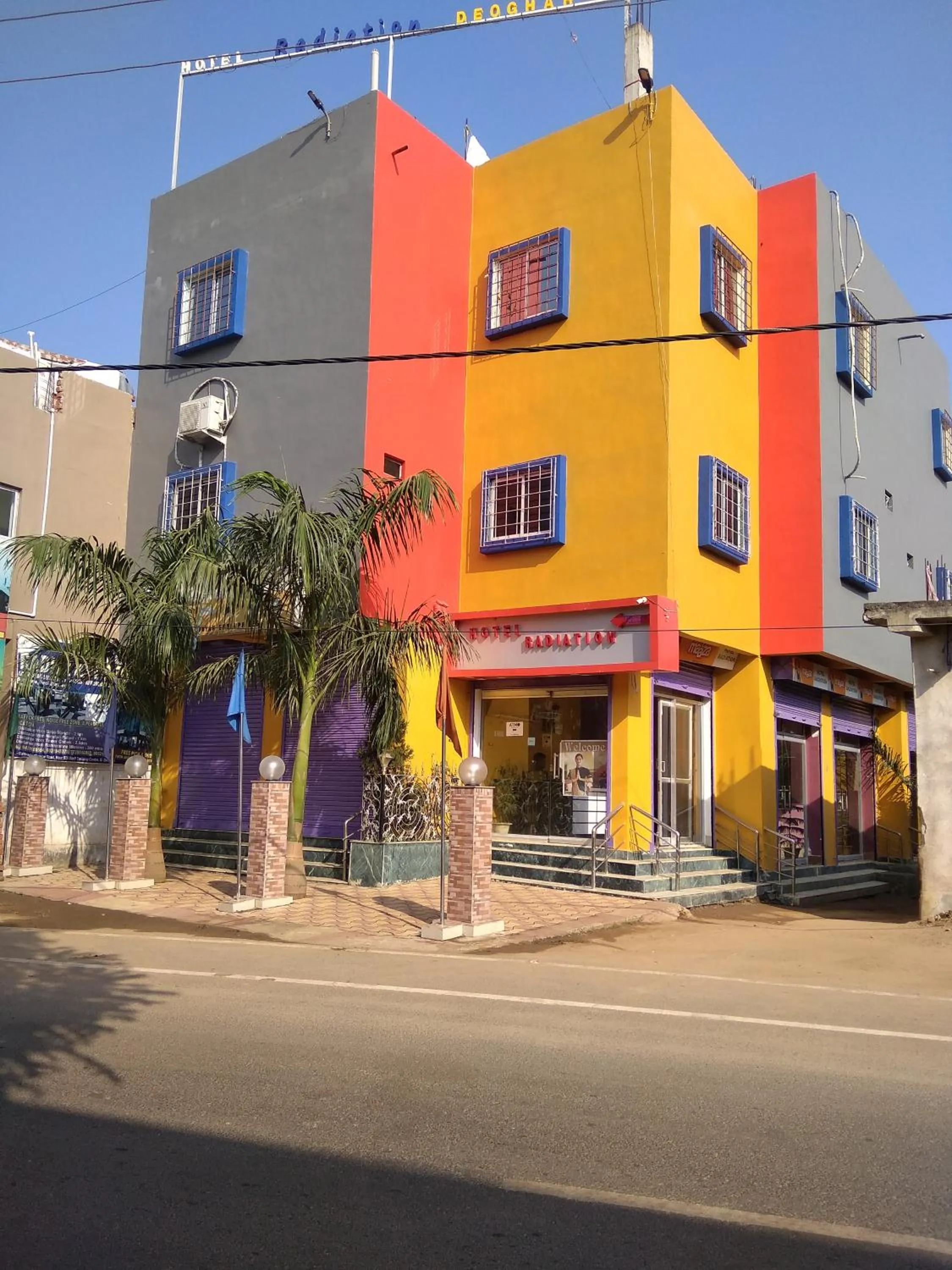 Facade/entrance in Hotel Radiation Deoghar