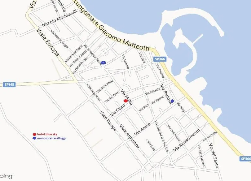 Text overlay in Residence Blue Sky - San Foca