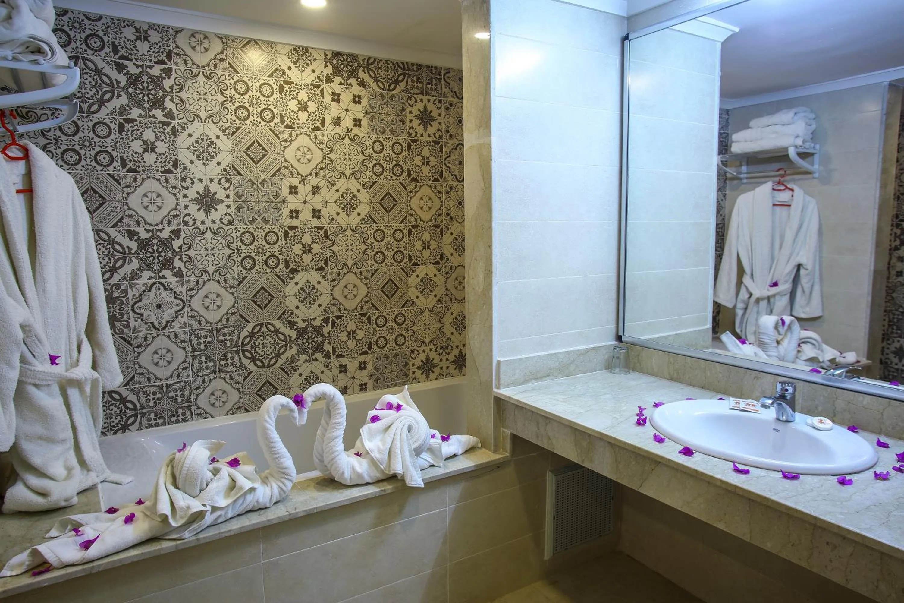 Bathroom in Palm's Hotel Club