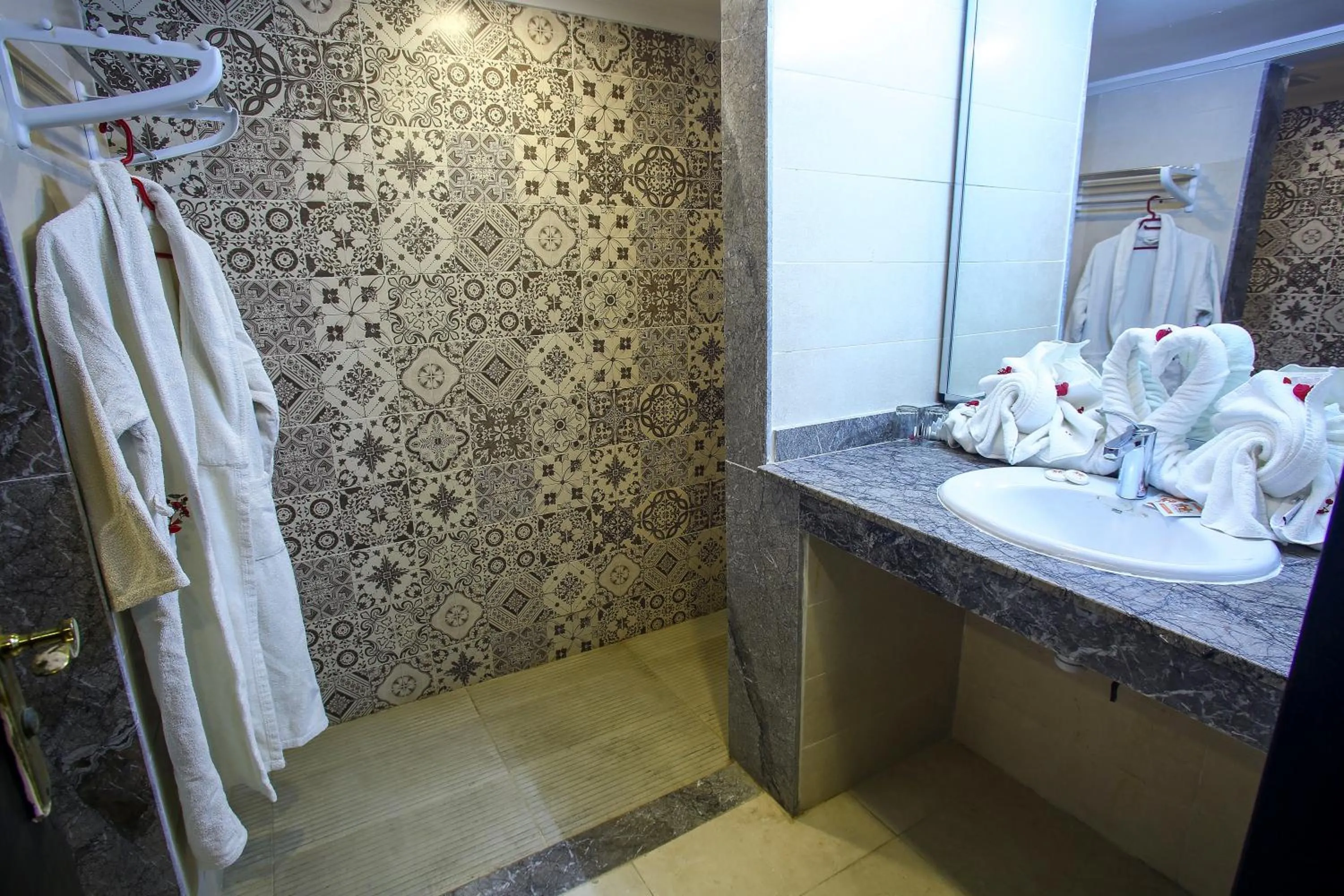 Bathroom in Palm's Hotel Club