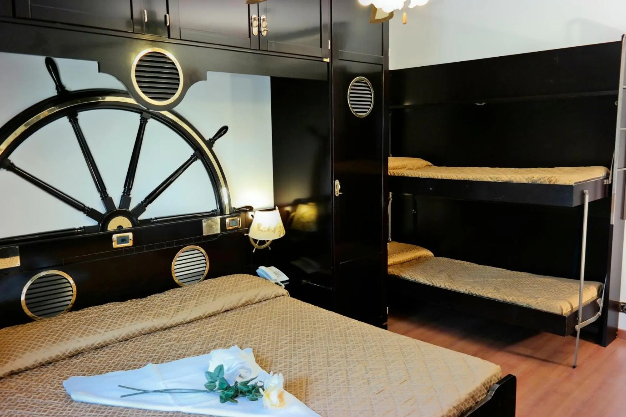 Bed in Hotel Villa Lo Scoglietto