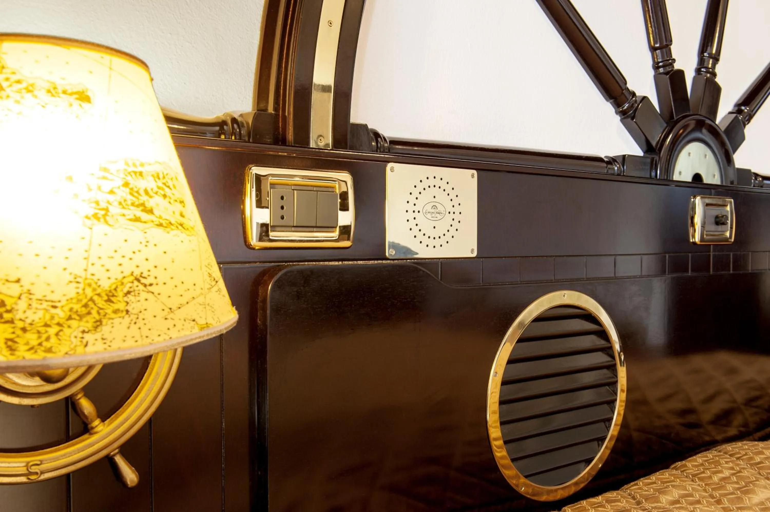 Decorative detail in Hotel Villa Lo Scoglietto