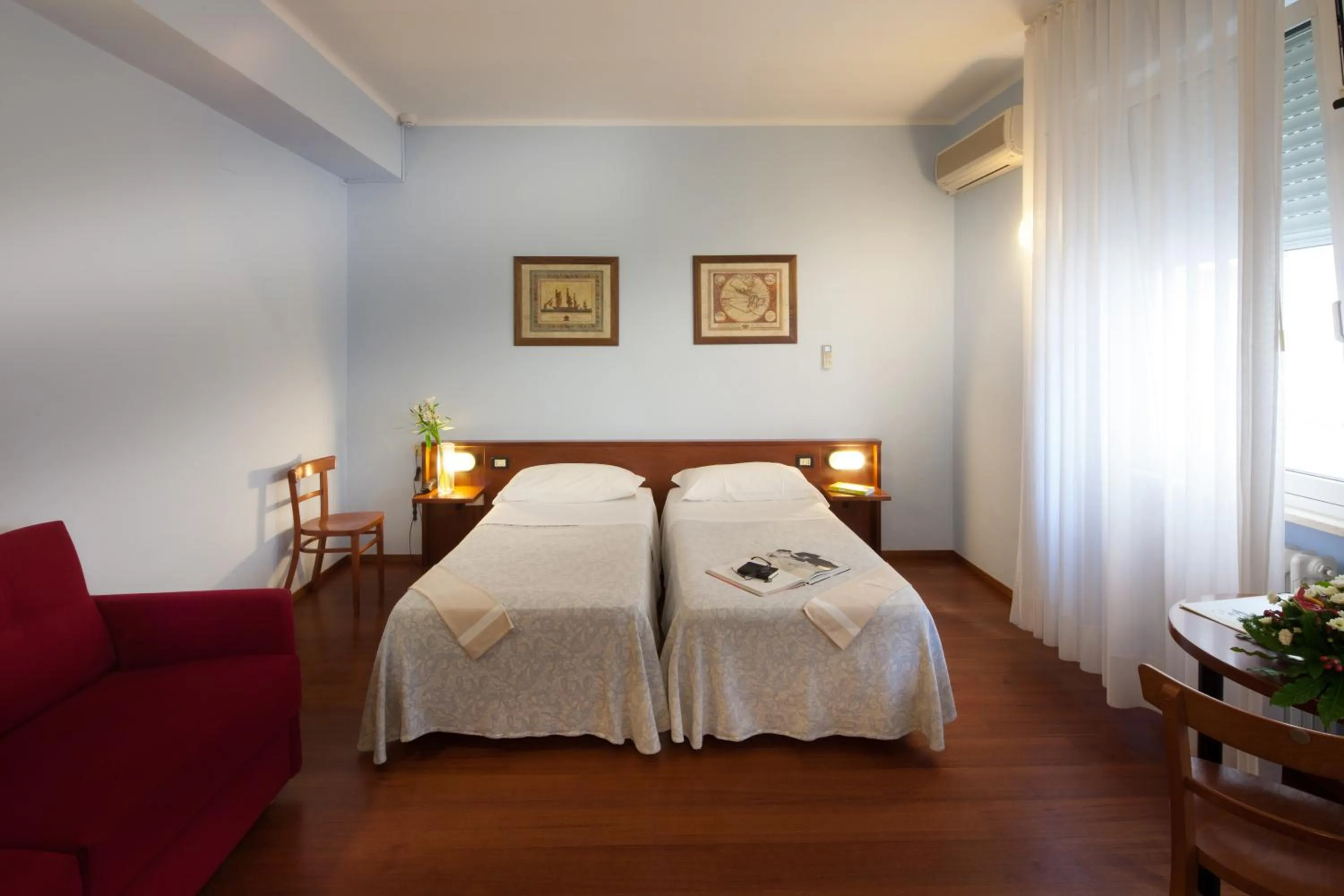 Bed in Hotel Mariani