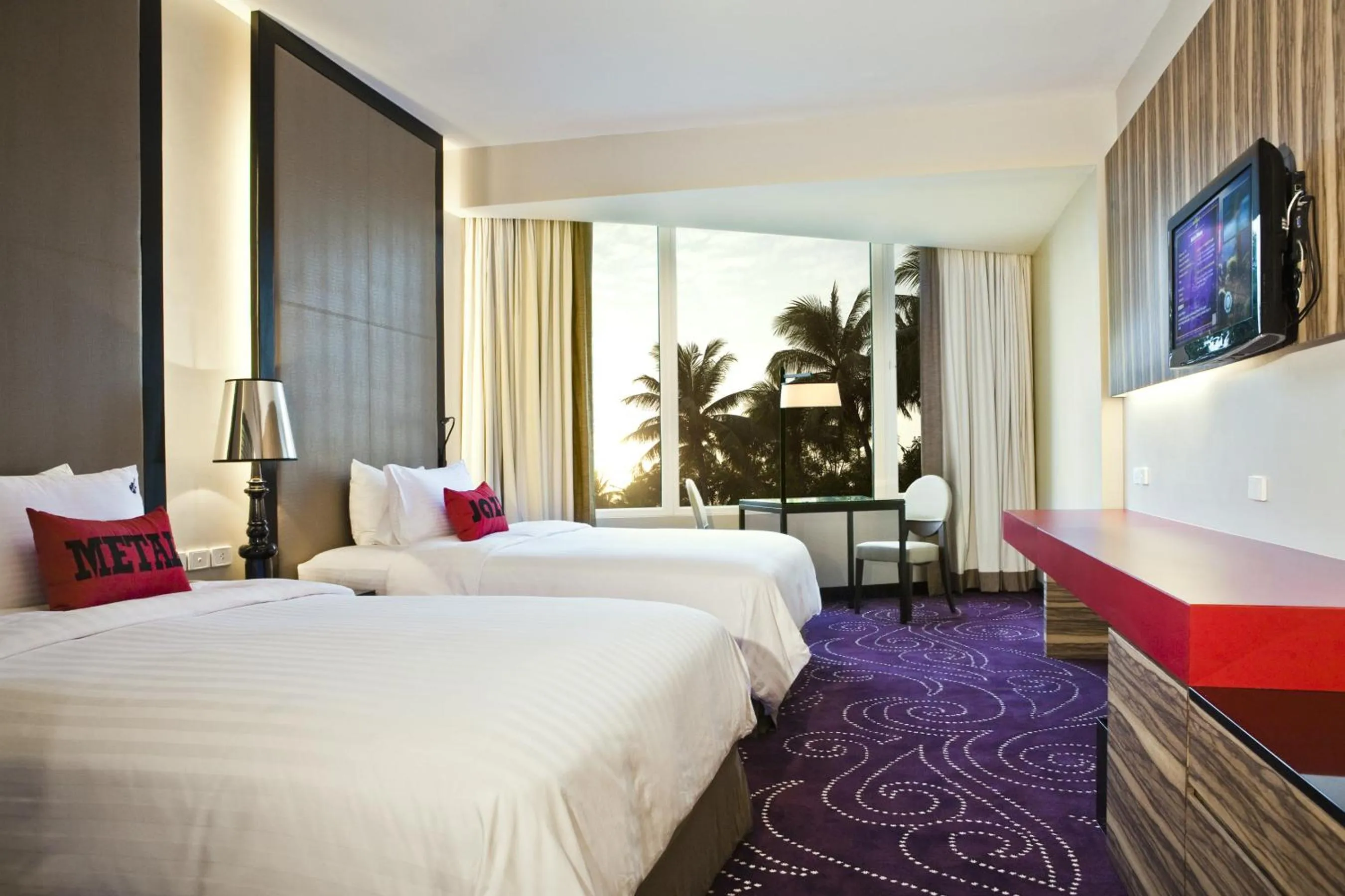 Bedroom, Bed in Hard Rock Hotel Pattaya