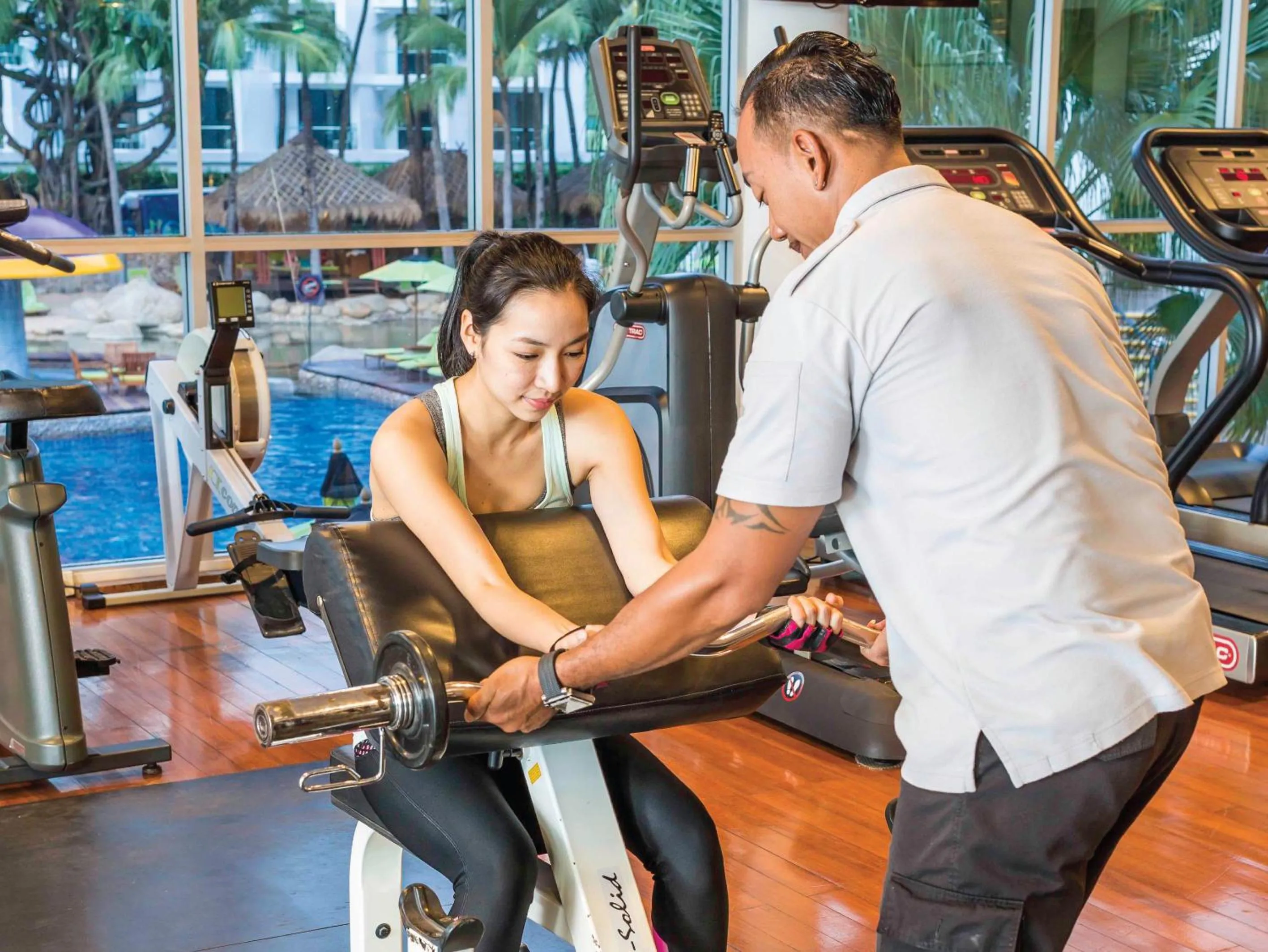 Fitness centre/facilities in Hard Rock Hotel Pattaya