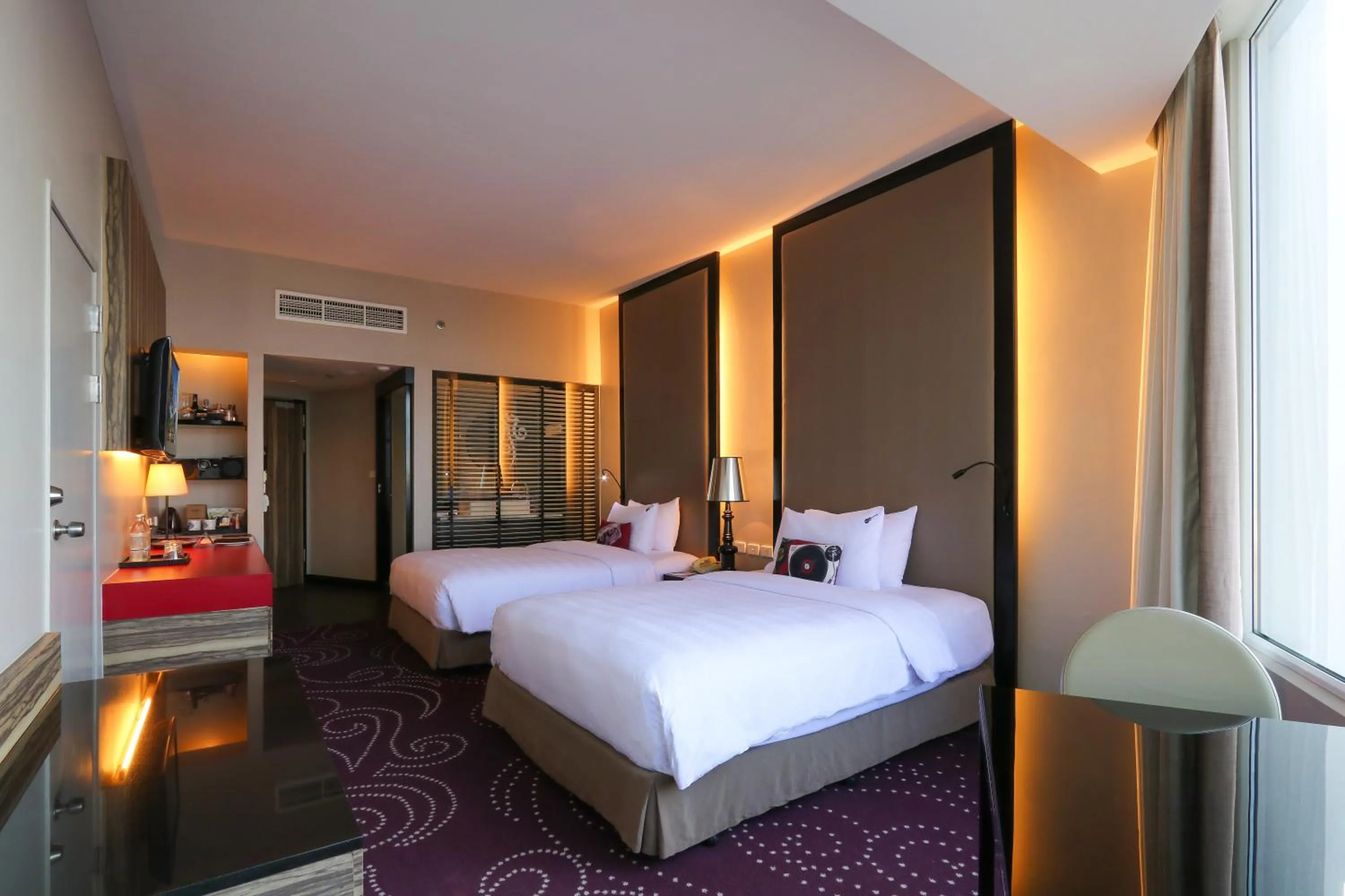 Bedroom, Bed in Hard Rock Hotel Pattaya