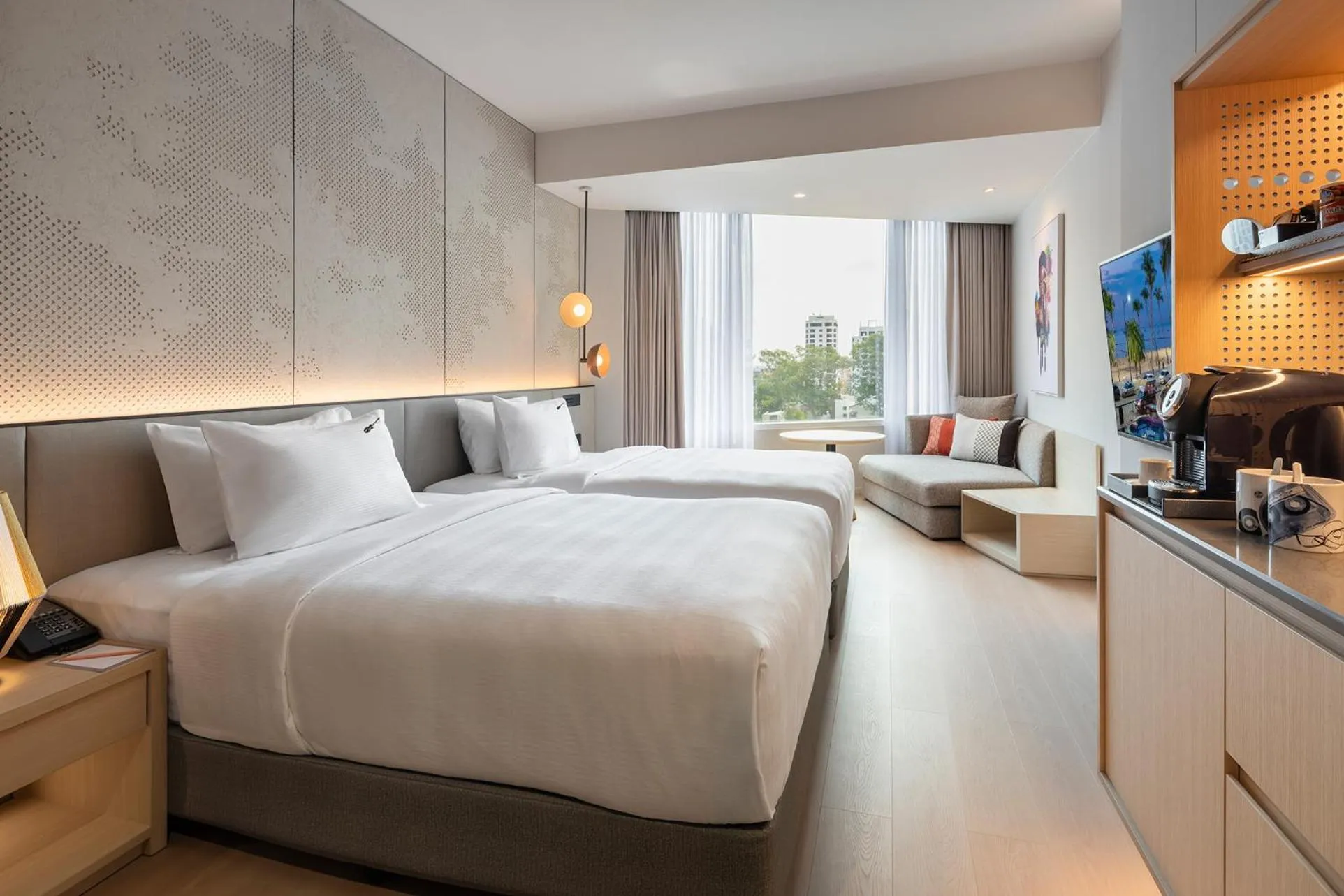 Bedroom, Bed in Hard Rock Hotel Pattaya