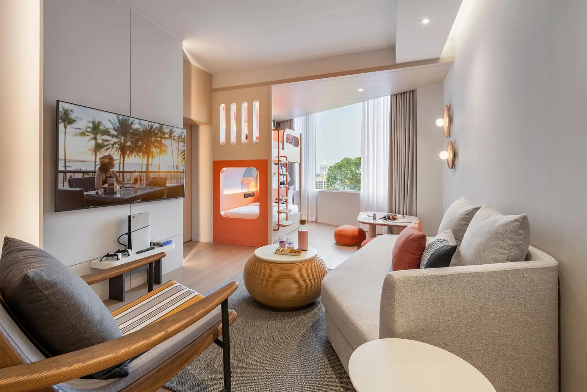 Bedroom in Hard Rock Hotel Pattaya