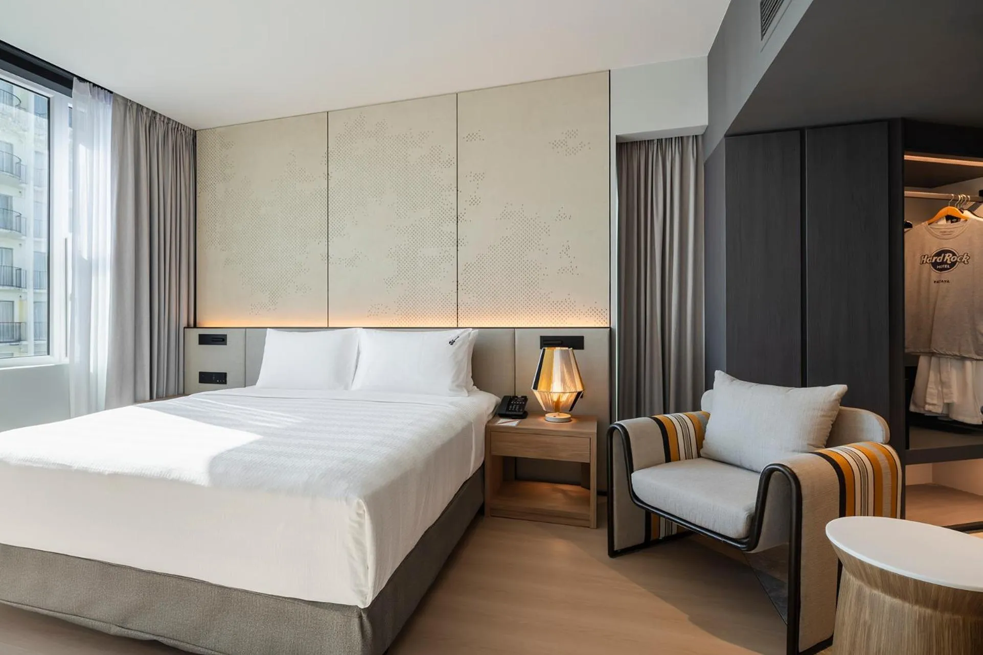 Bedroom, Bed in Hard Rock Hotel Pattaya