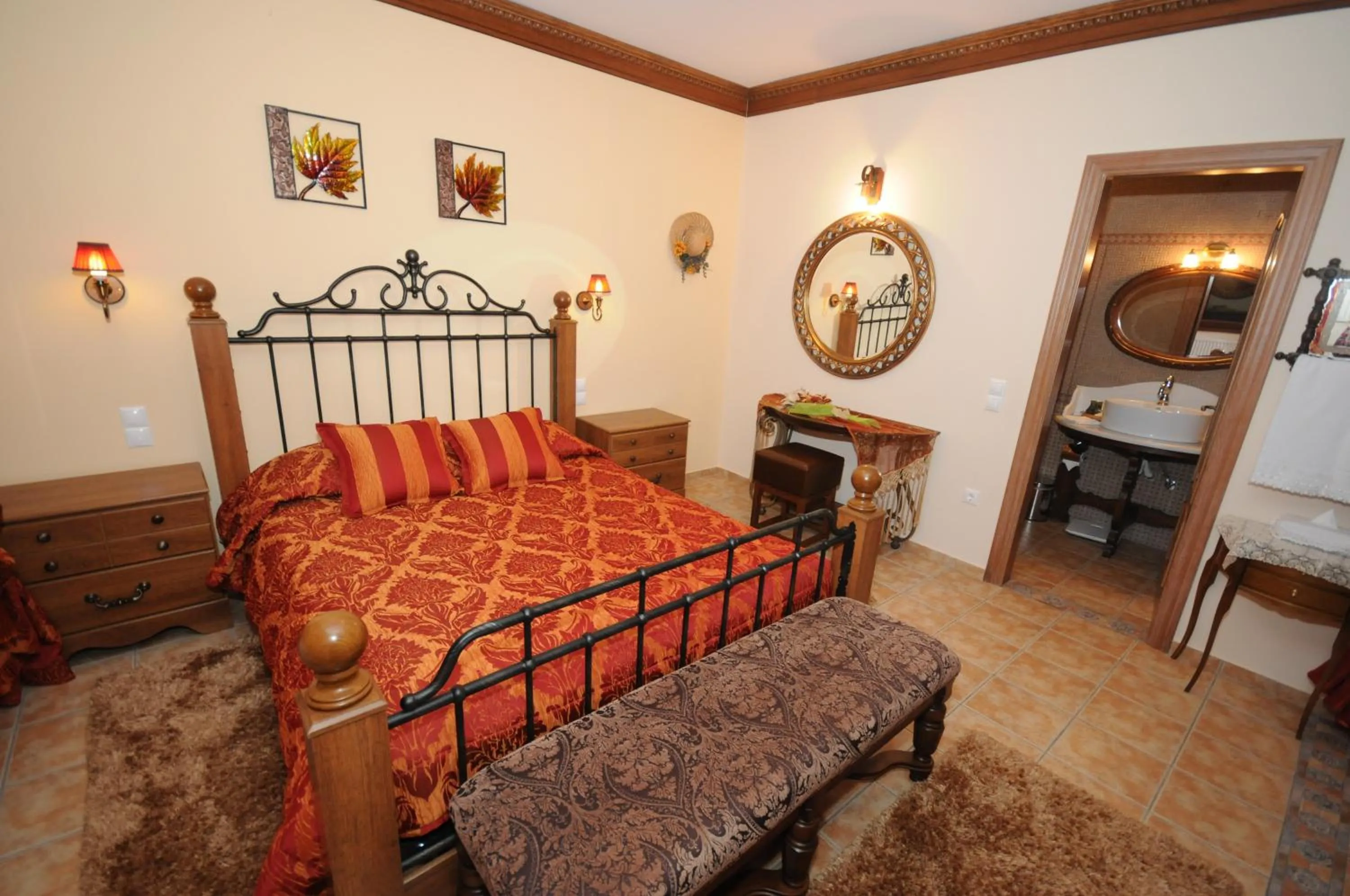 Bed in Margit Suites Hotel