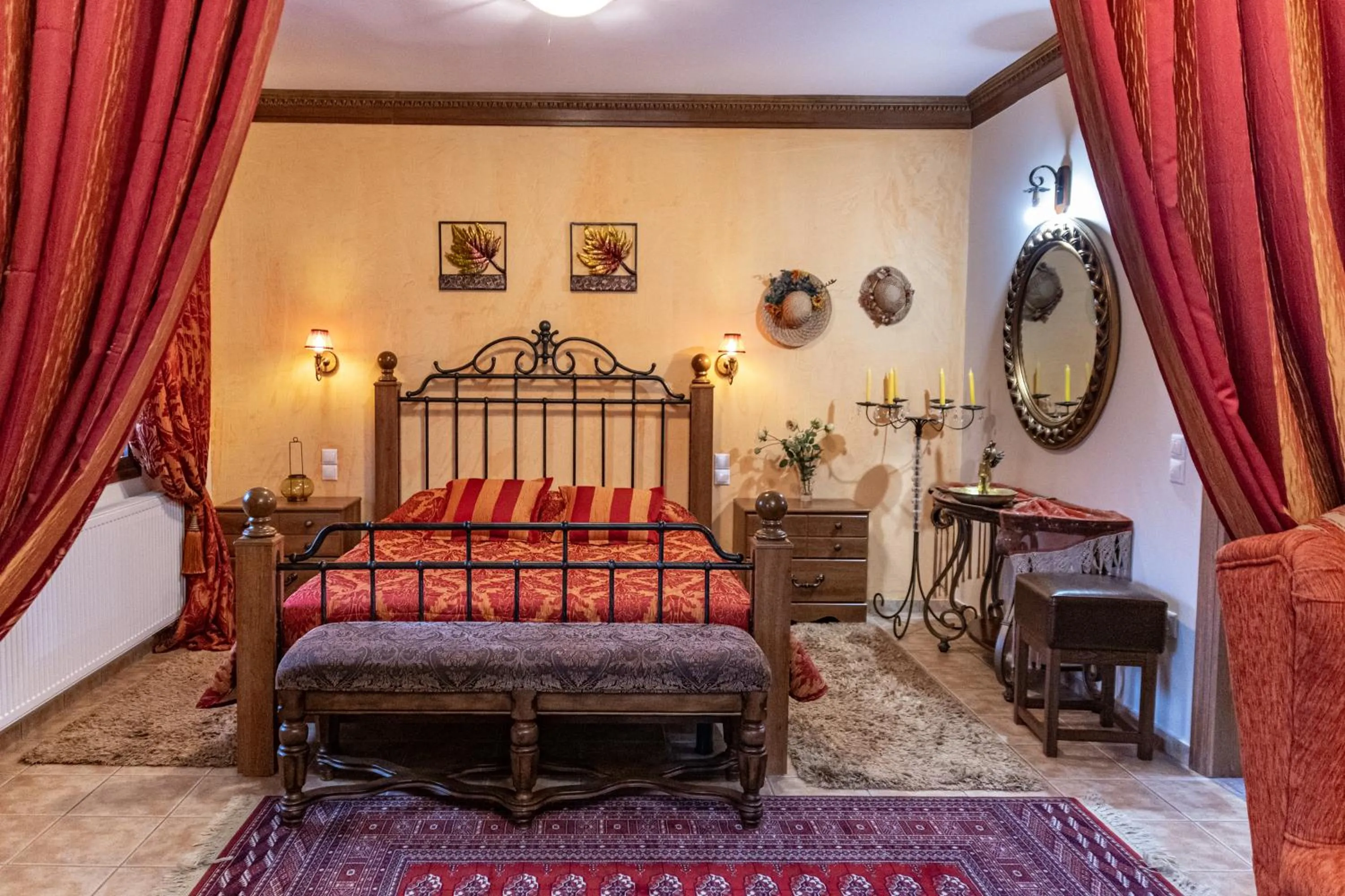 Bed in Margit Suites Hotel