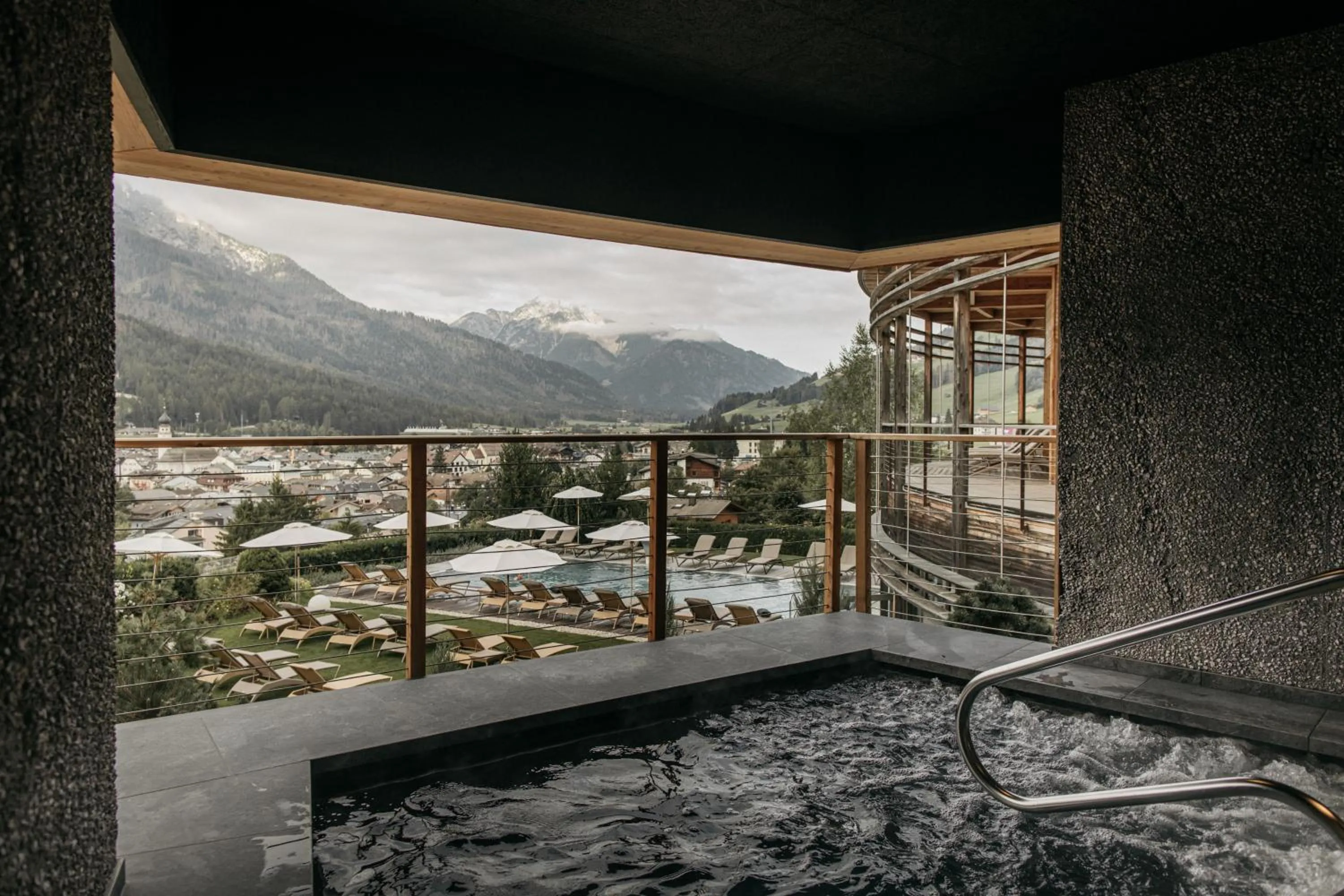 Hot Tub in Naturhotel Leitlhof