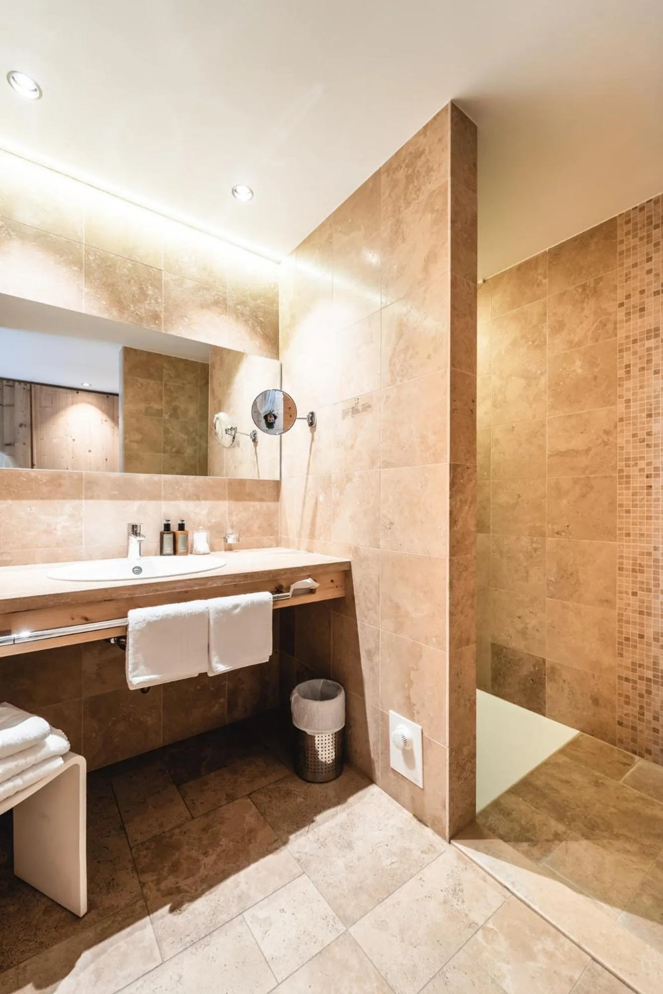 Bathroom in Naturhotel Leitlhof