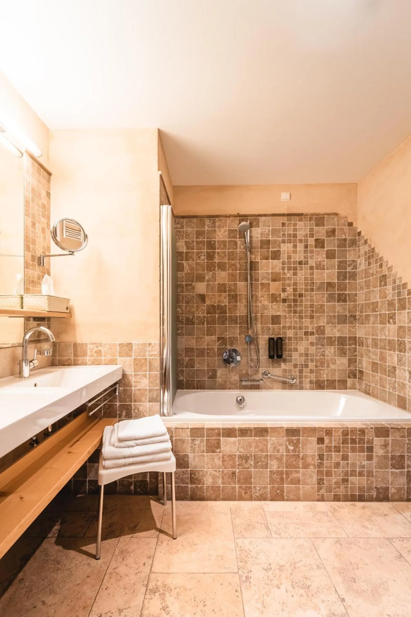 Bathroom in Naturhotel Leitlhof