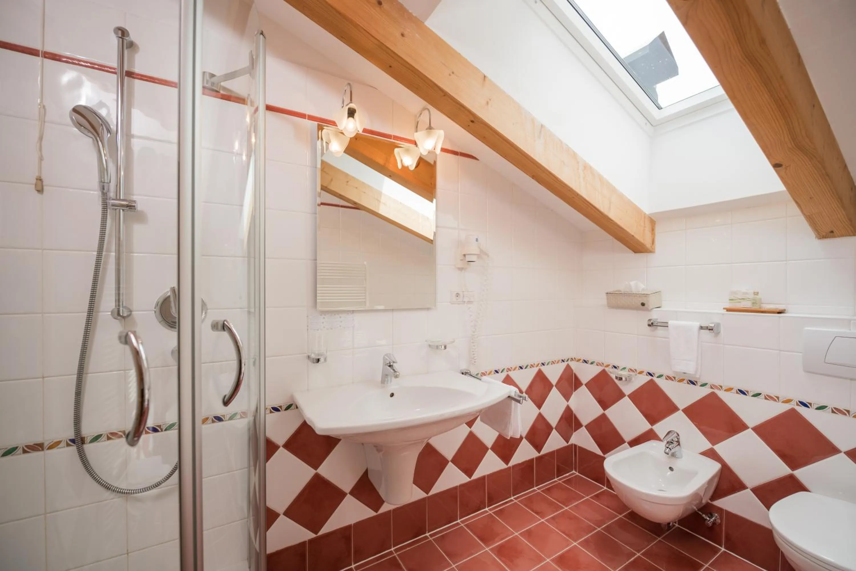 Bathroom in Naturhotel Leitlhof