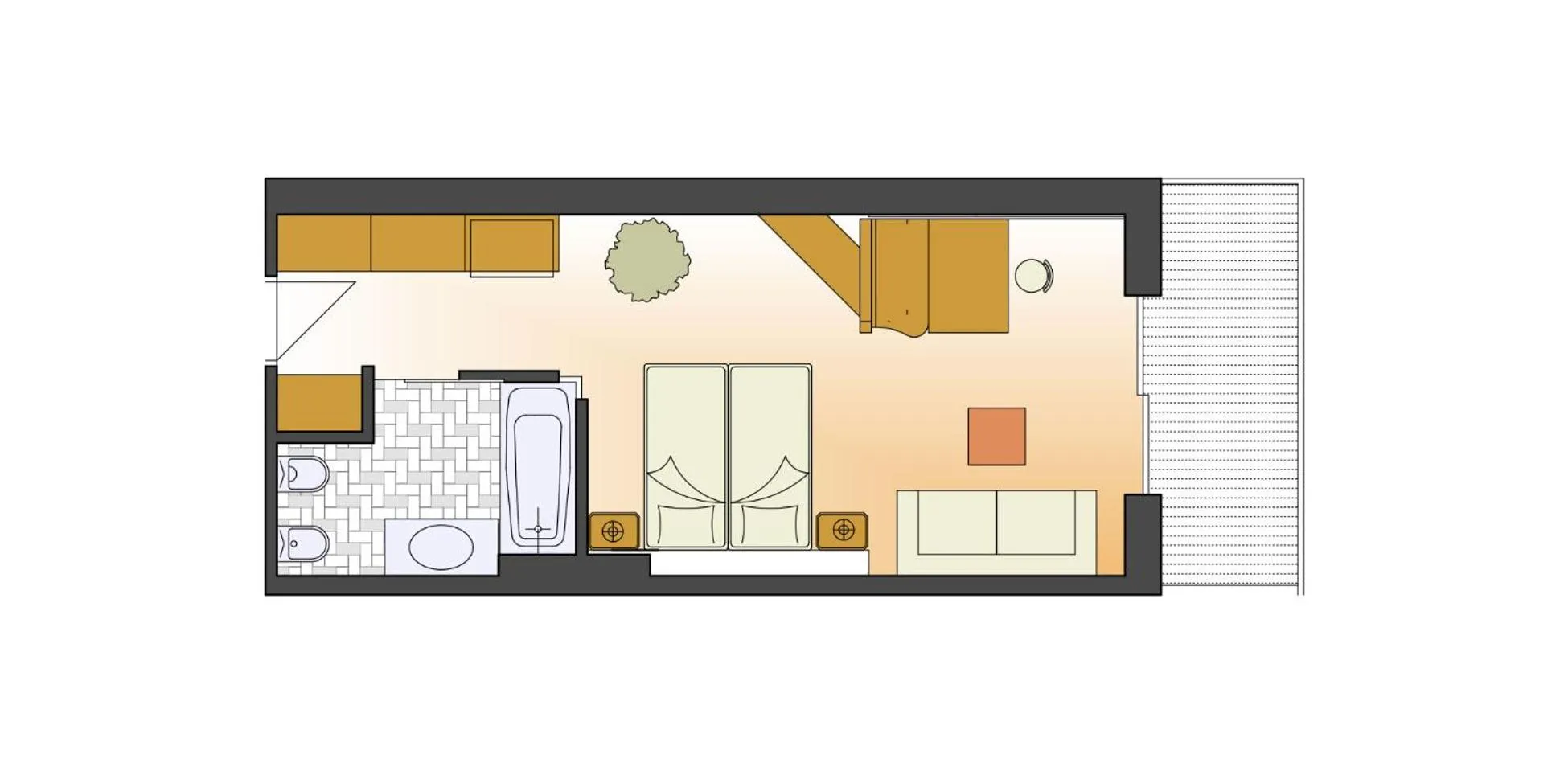 Floor plan in Naturhotel Leitlhof